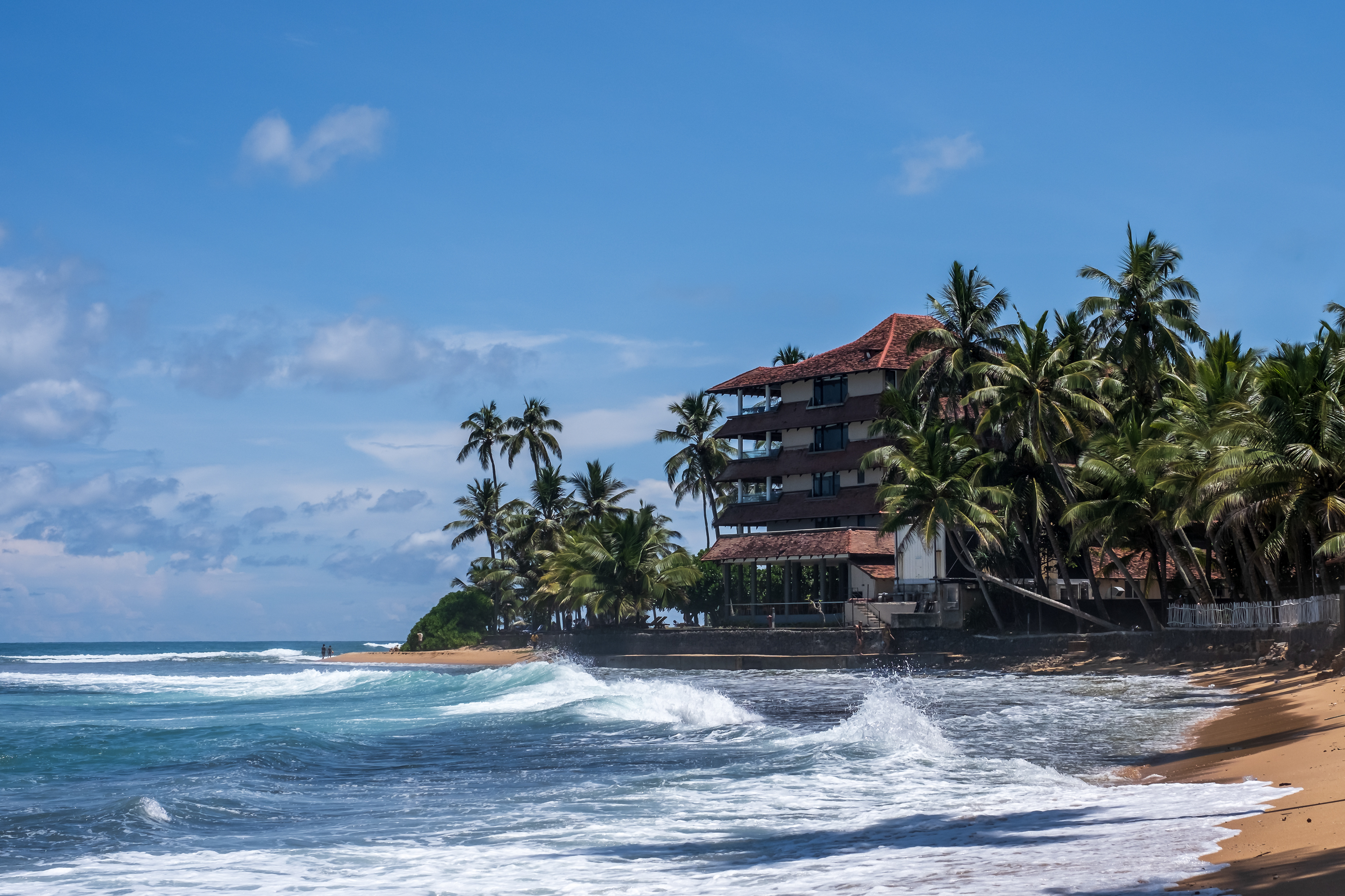 Along the beach - Hikkaduwa, Sri Lanka. April 2022