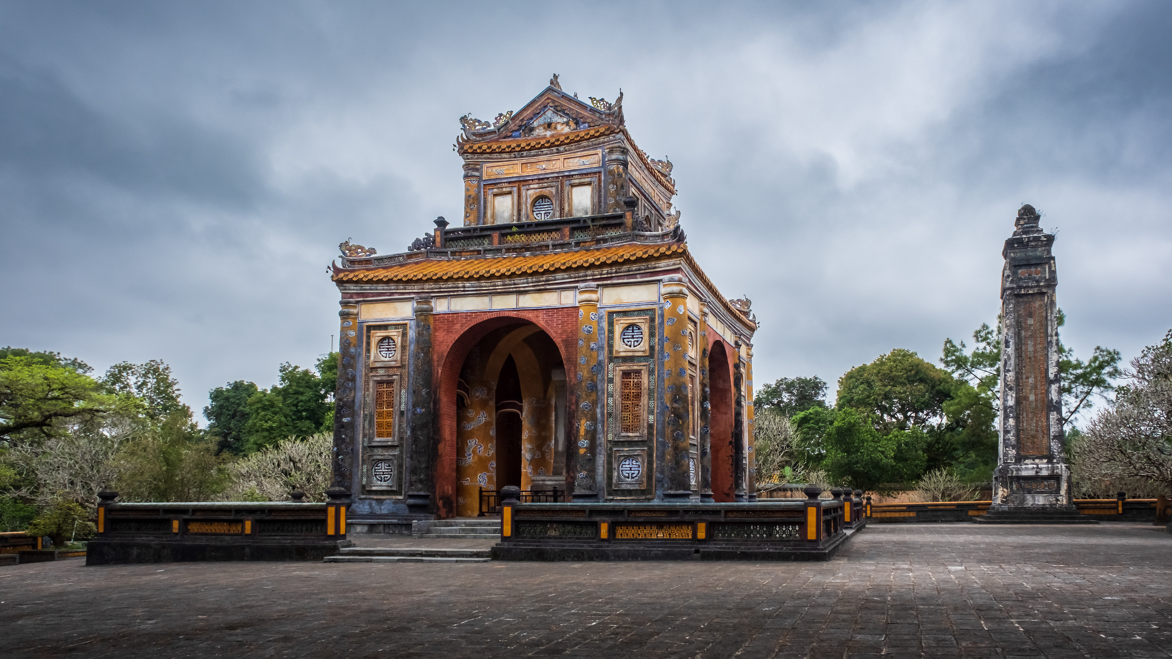 Emperor Tu Duc's tomb / Hue, Vietnam, April 2023