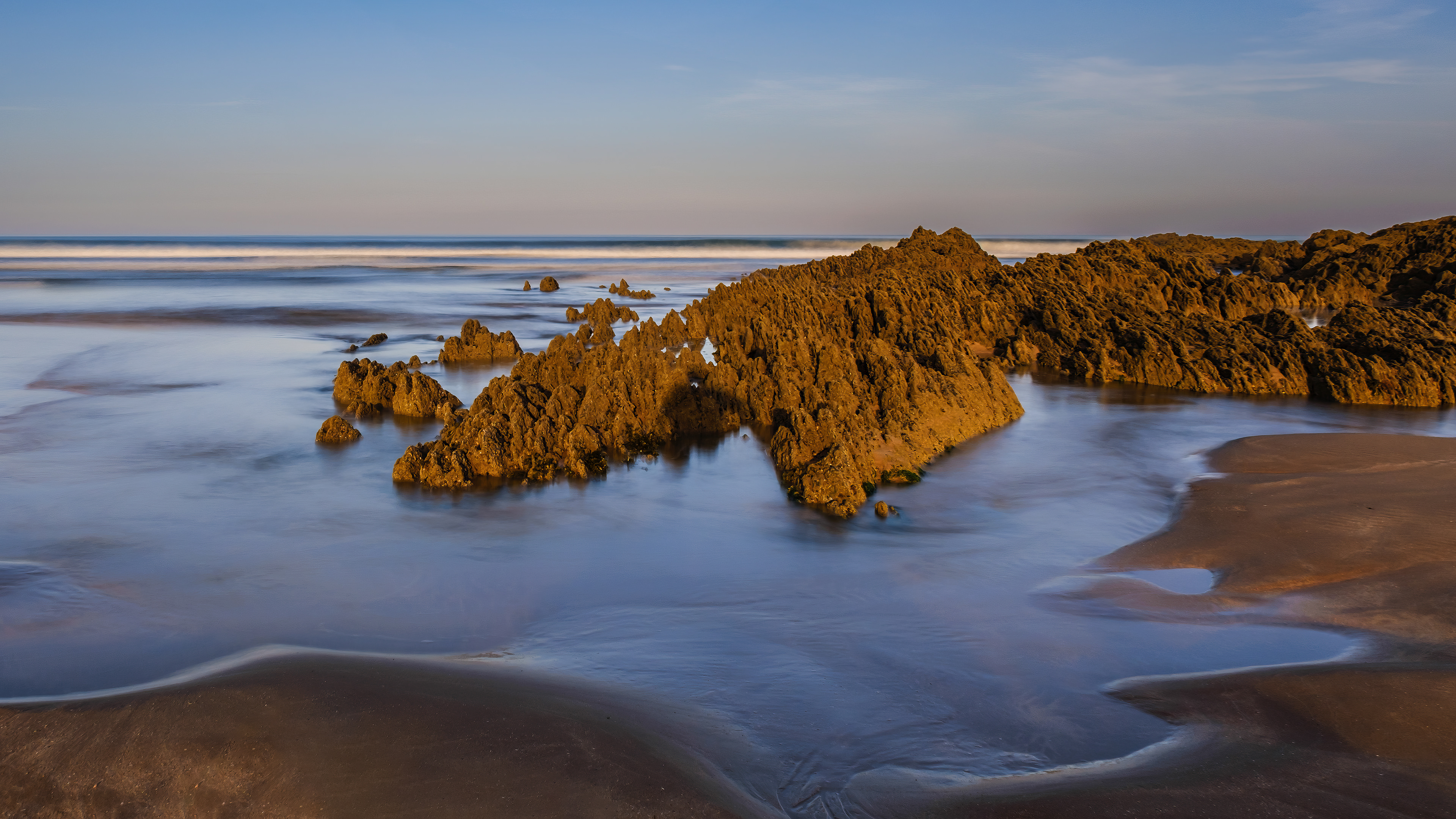 New worlds at low tide / Woolacombe beach, North Devon, September 2023