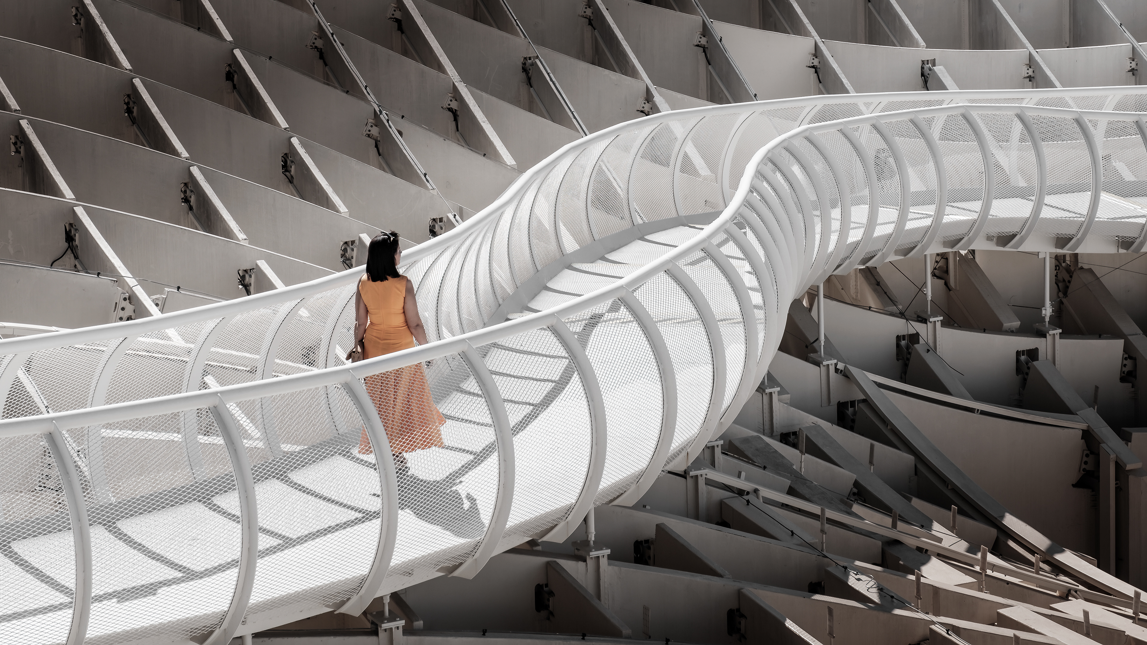 Up on the catwalk / Metropol Parasol, Seville, Spain, May 2024