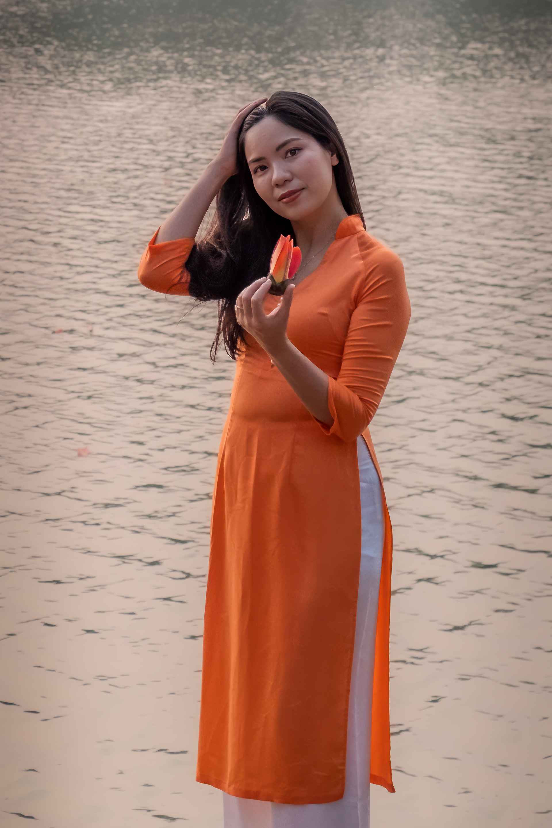 Flower of Vietnam / Lake of the returned sword, Hanoi, Vietnam, March 2023