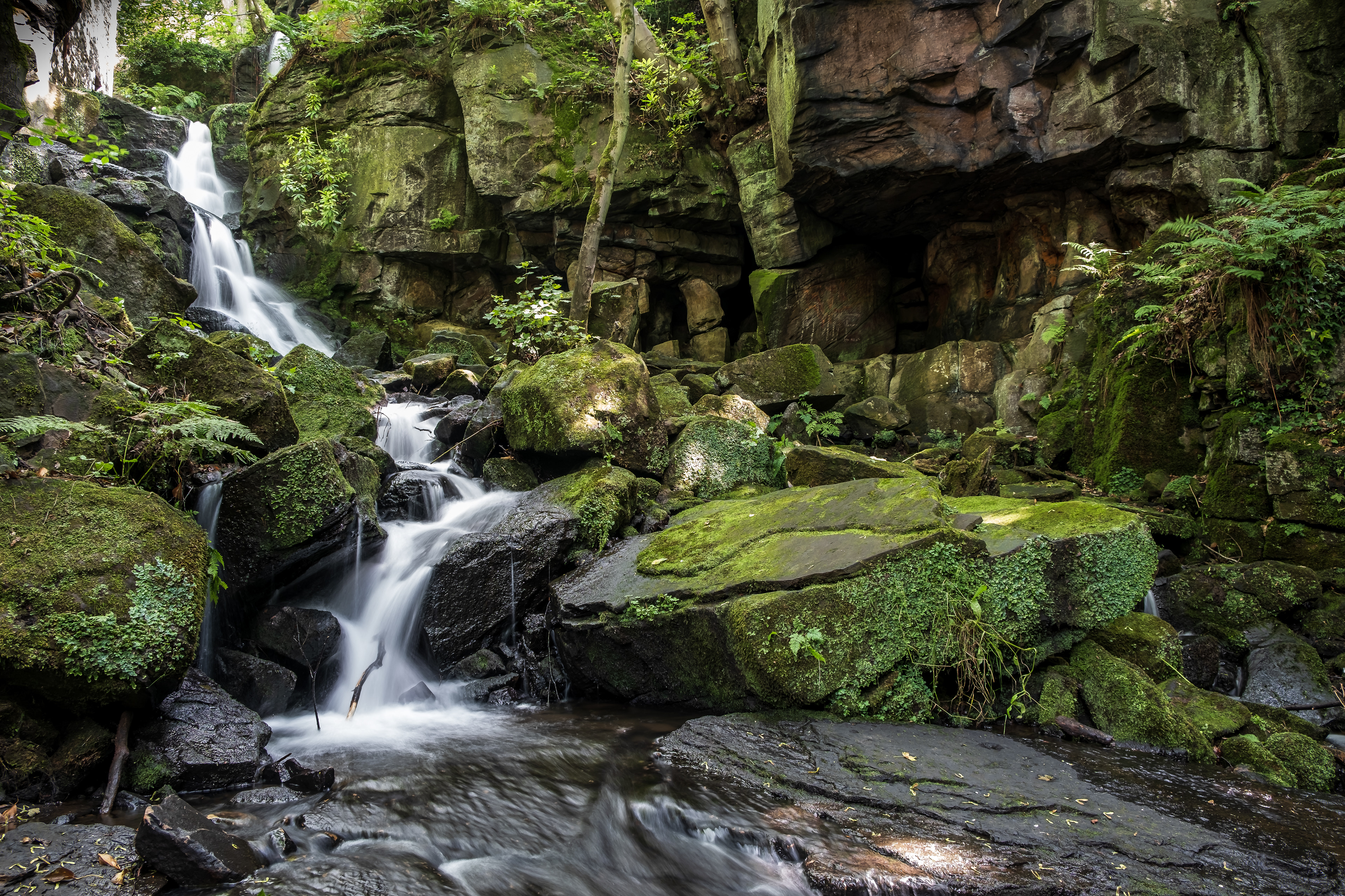 Lumsdale Falls / Peak District, Derbyshire, August 2022
