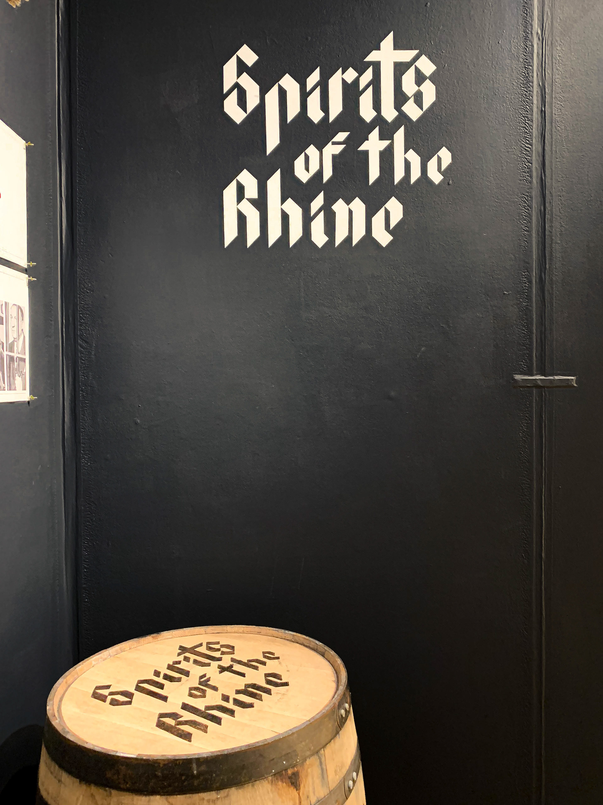 Gallery Wordmark with Bourbon Barrel