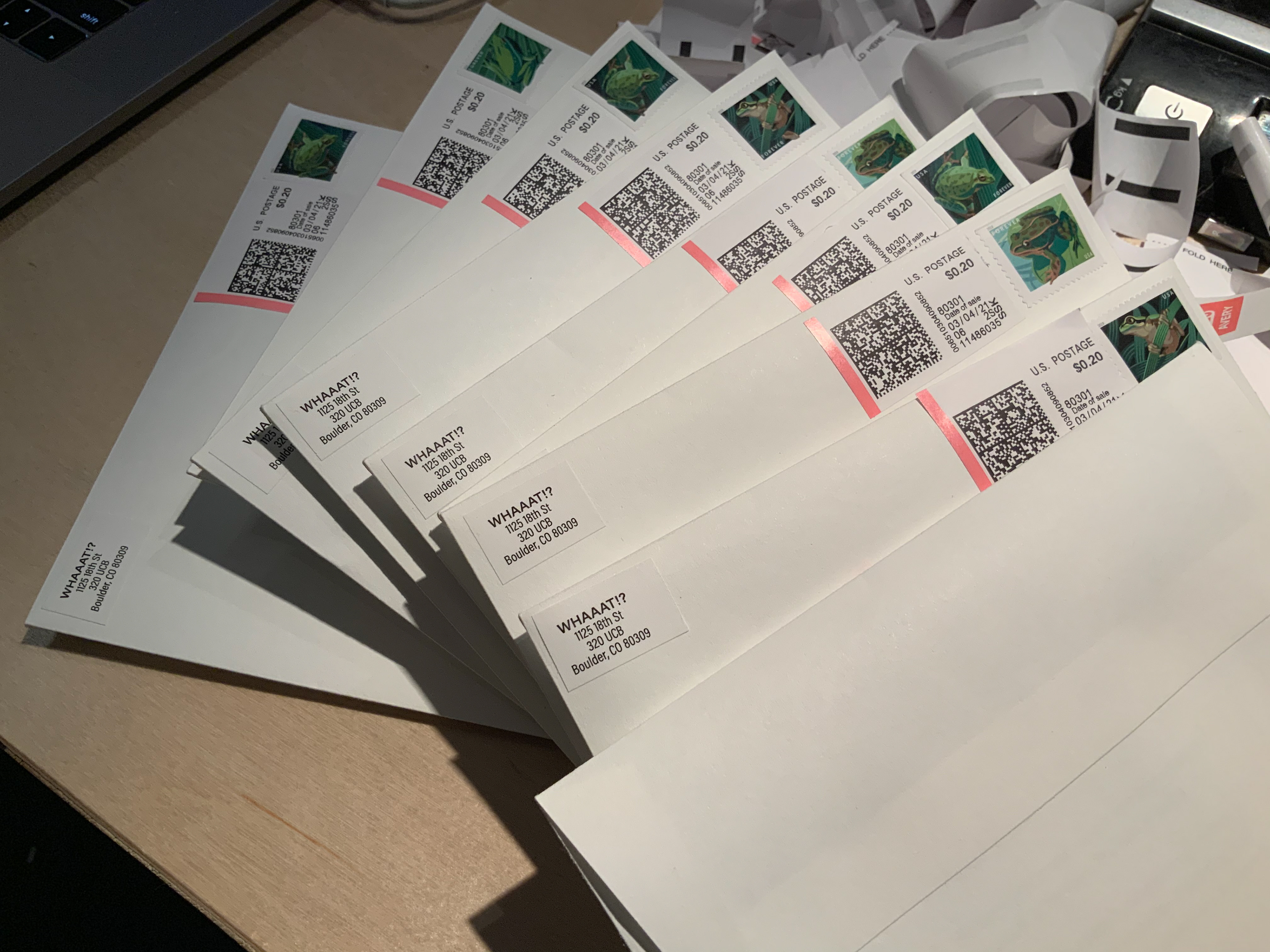 mail ready to go out