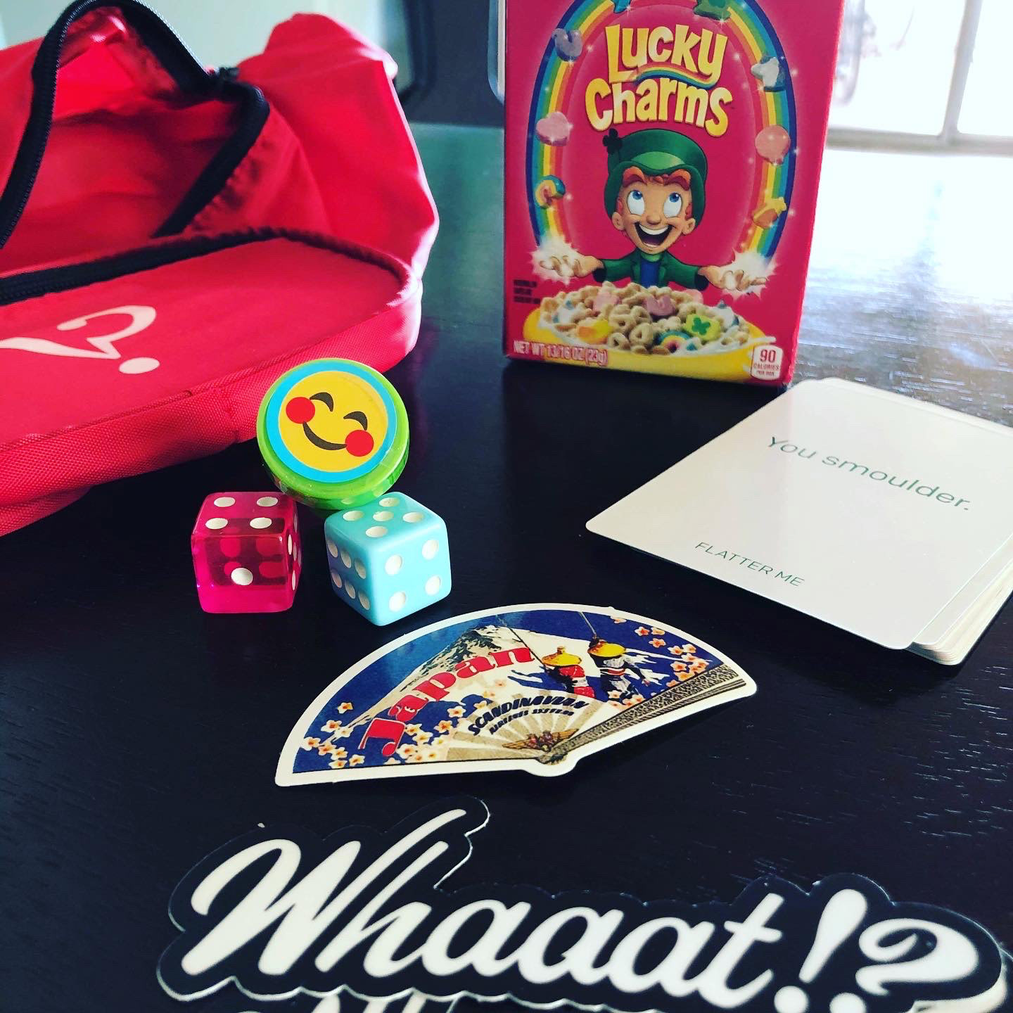a selection of merch