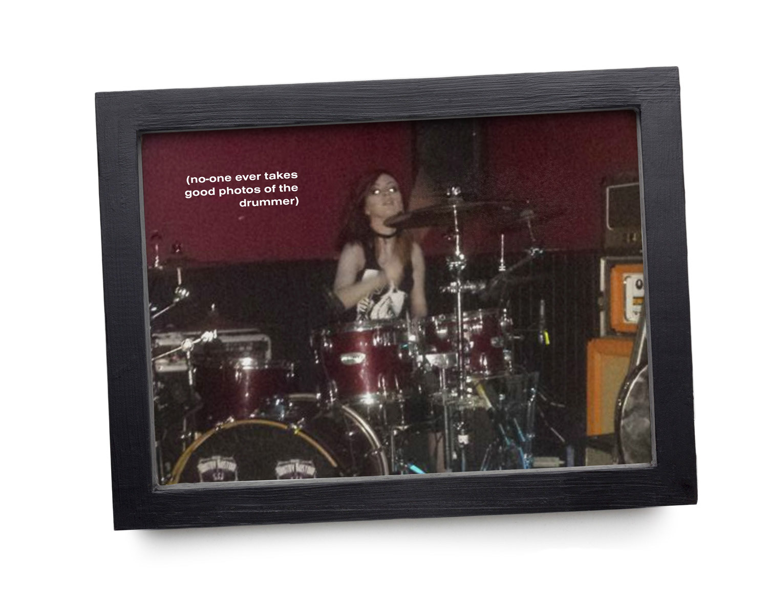Photo of Myth drumming in photo frame