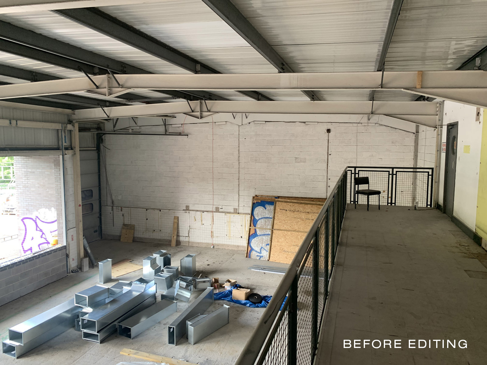Thurmaston Lane factory floor under construction