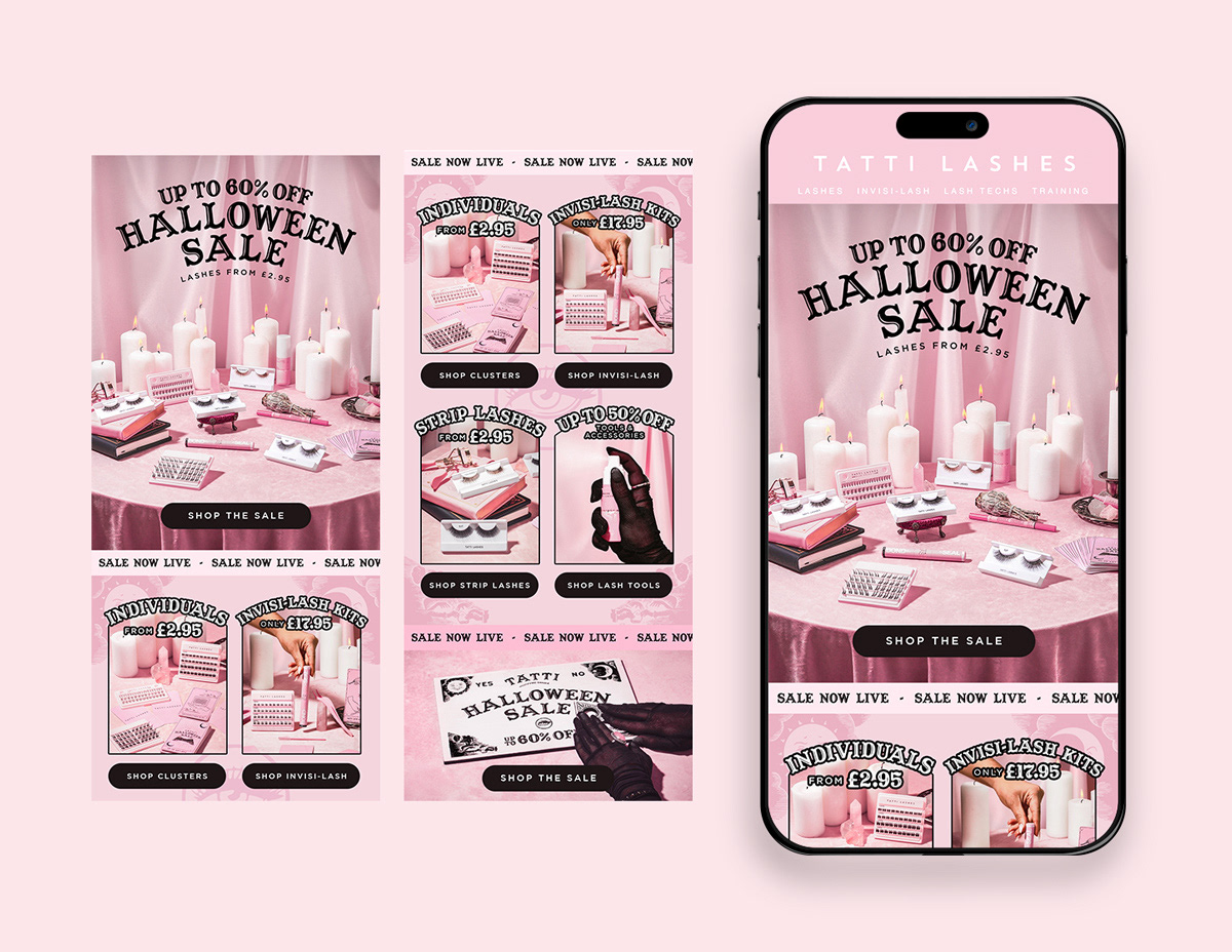 Halloween sale launch email