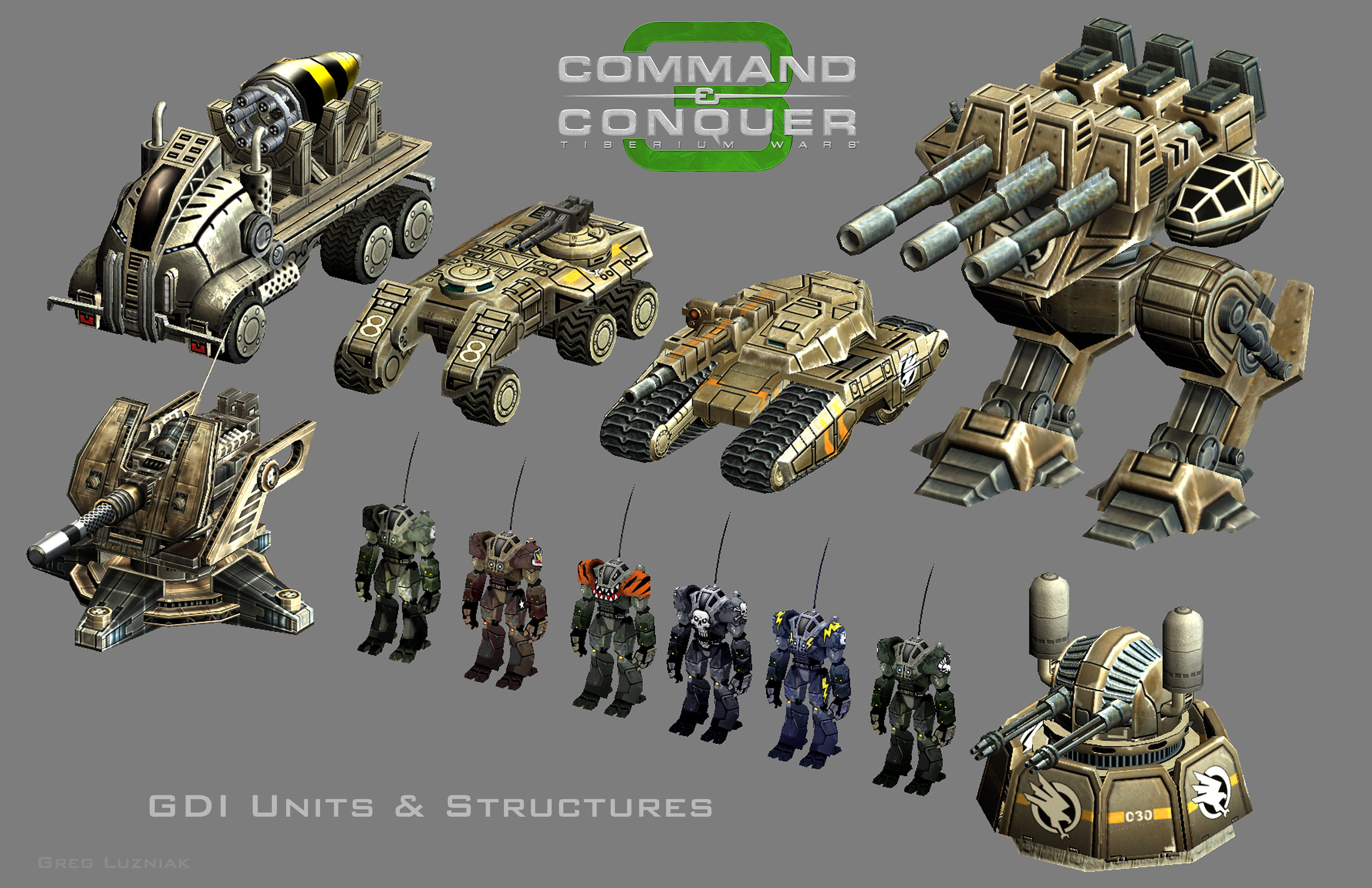 Command Conquer 4 юниты ГСБ