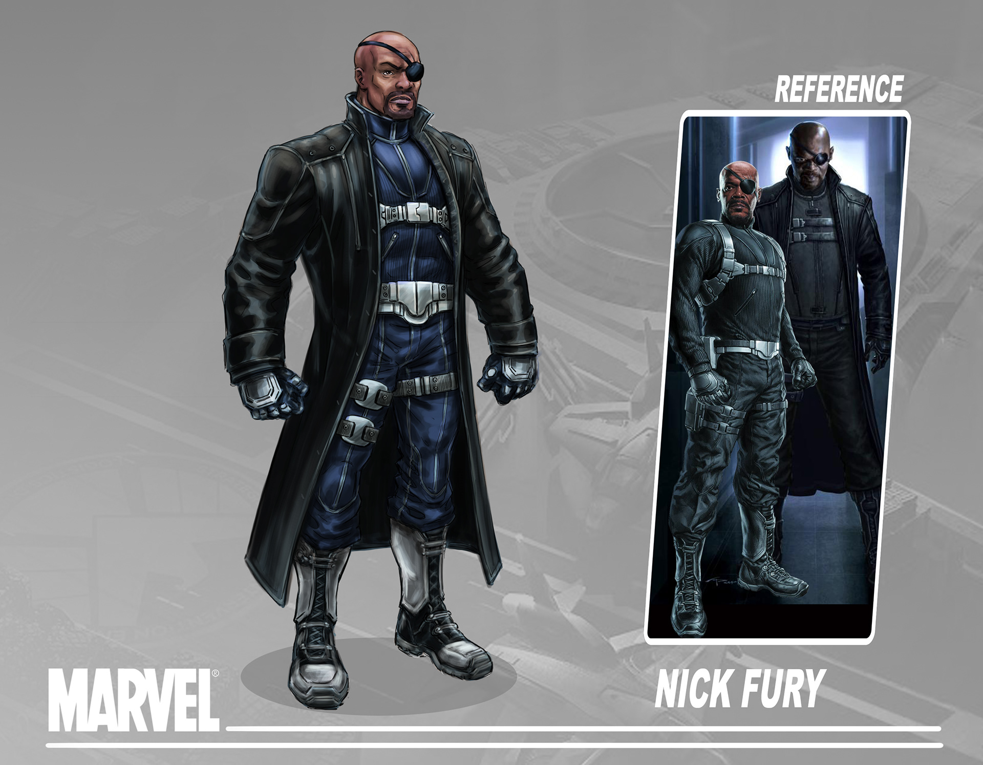 Greg Luzniak - Marvel - Strike Force - Character Concept Turnarounds