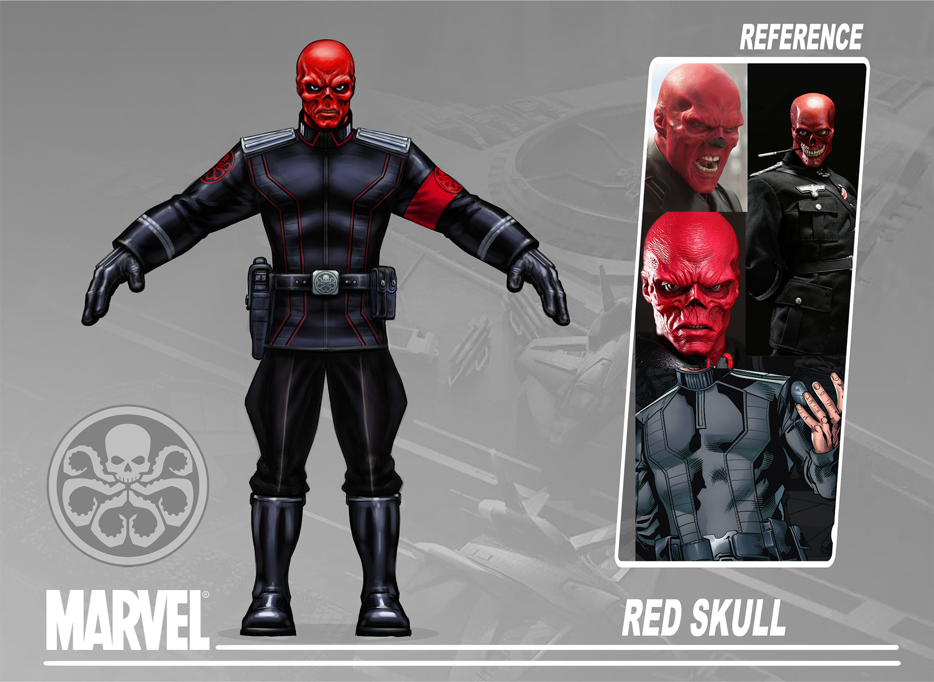 Marvel - StrikeForce - Red Skull Concept Character Sheet