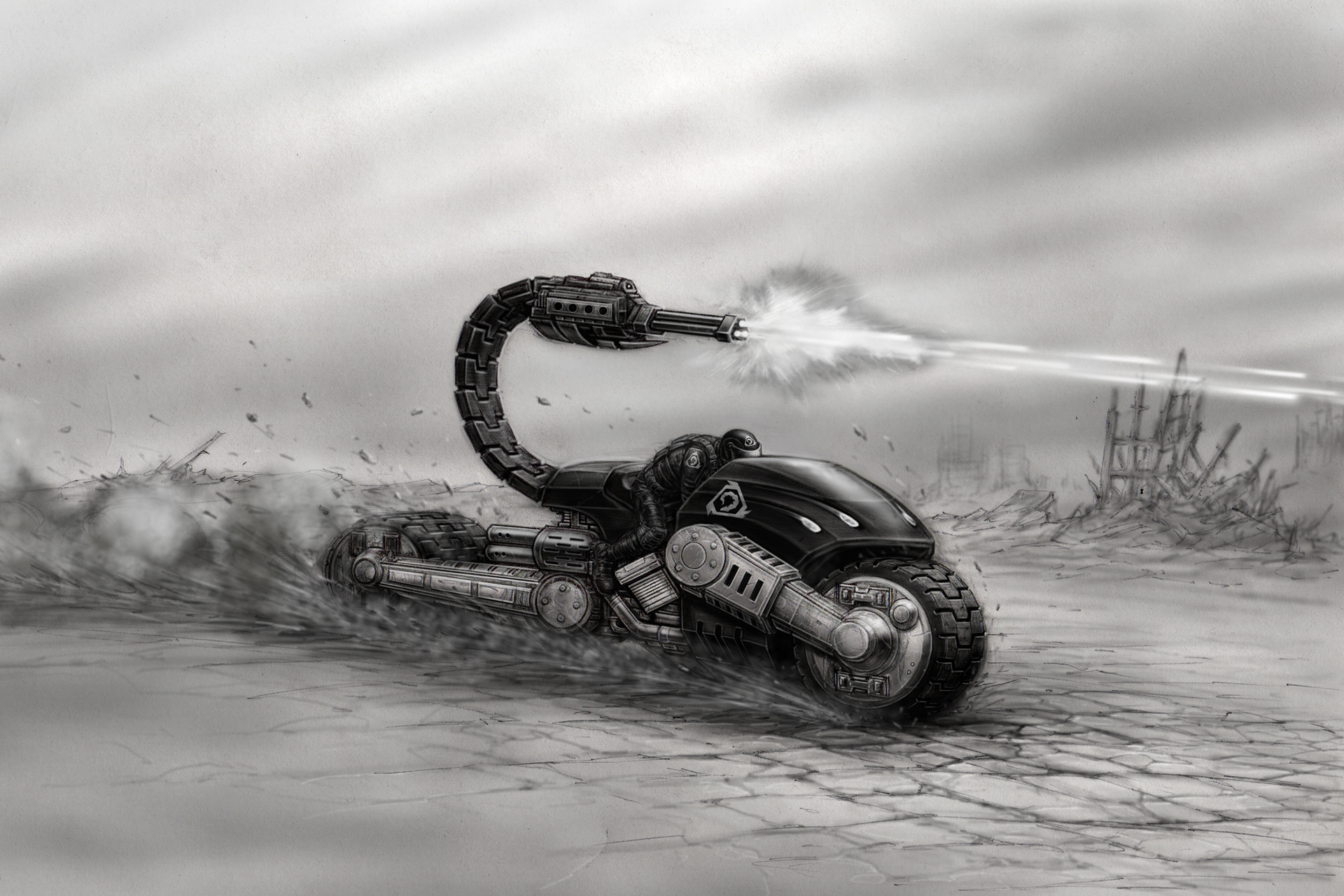 Command & Conquer NoD Scorpion Bike Concept