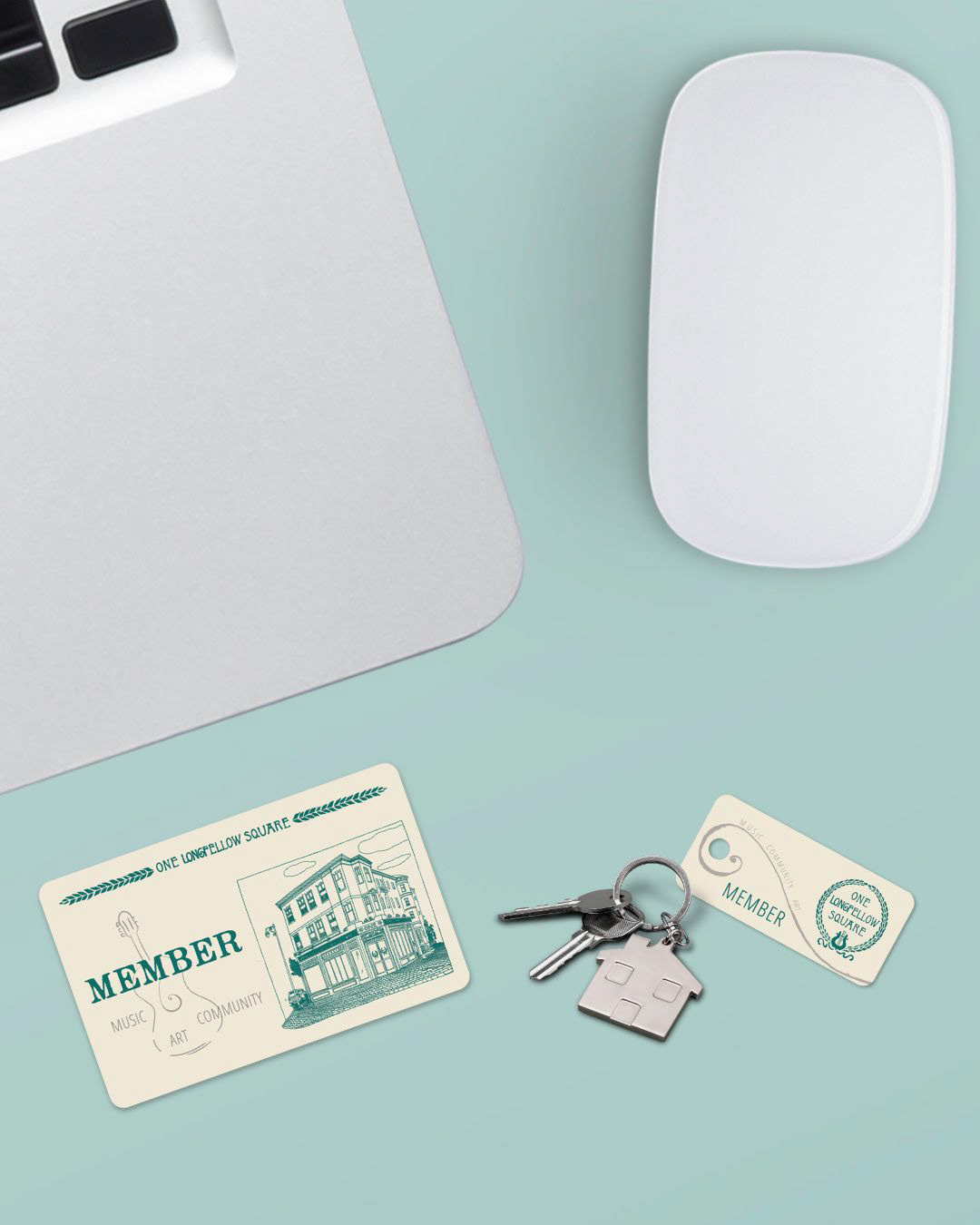 Venue Membership Cards with keychain.