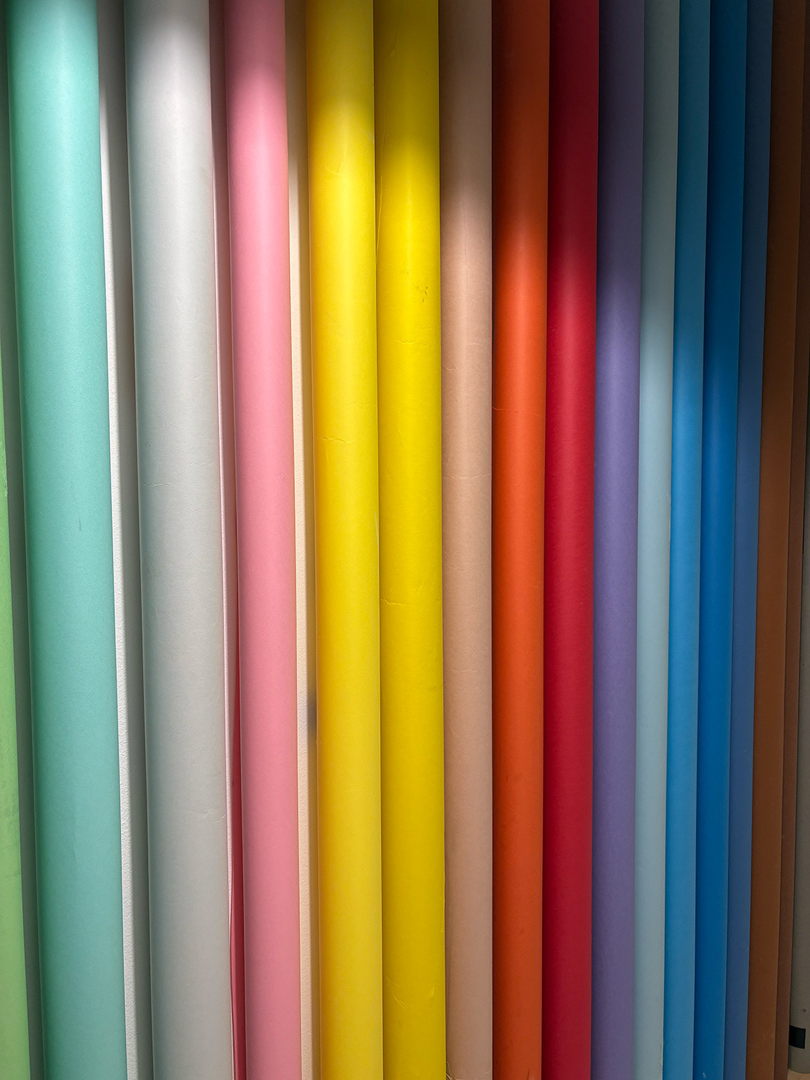 Diverse Farben - 2,72 m x 11 m