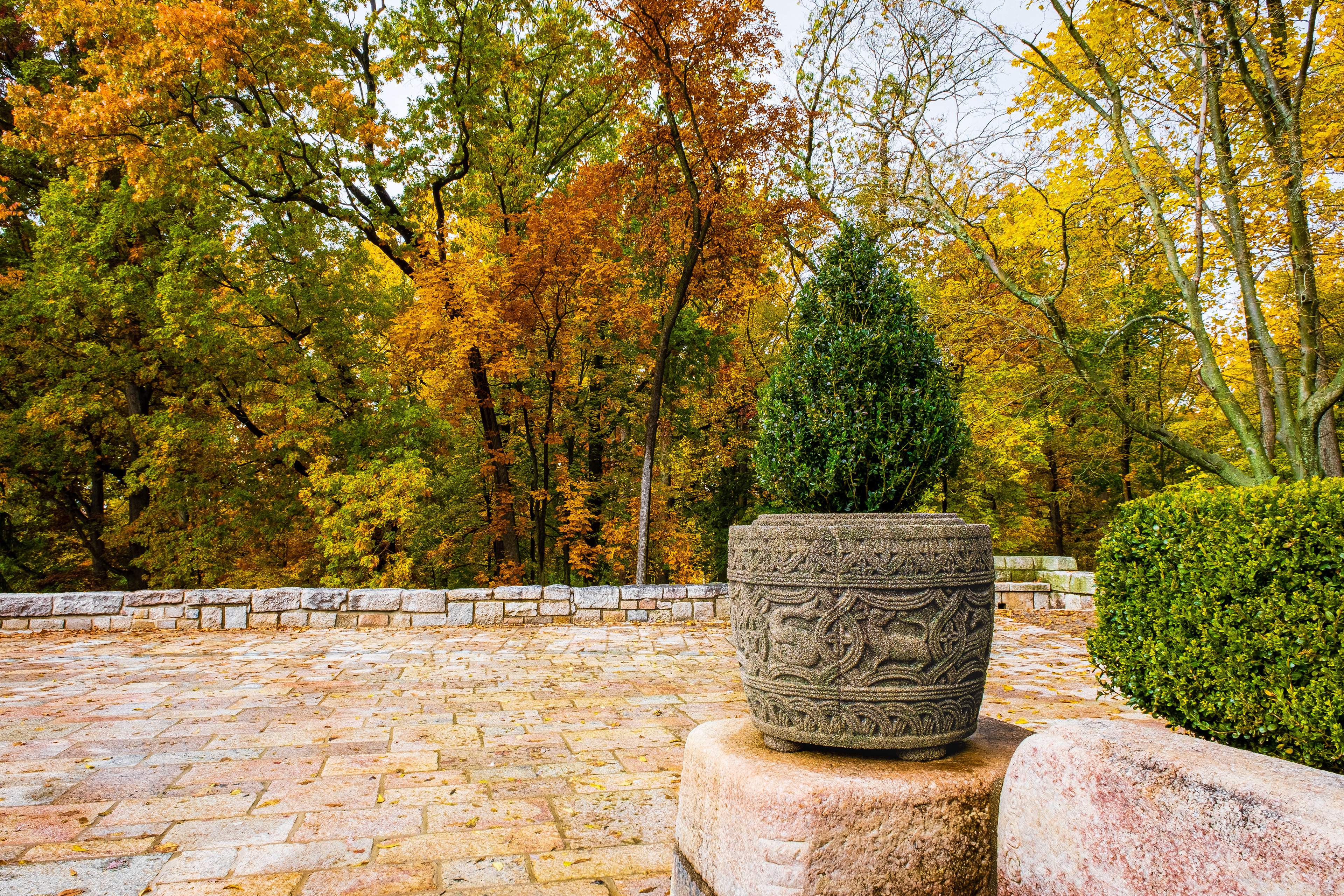 Autumn color, Cairnwood, Bryn Athyn, fall, autumn