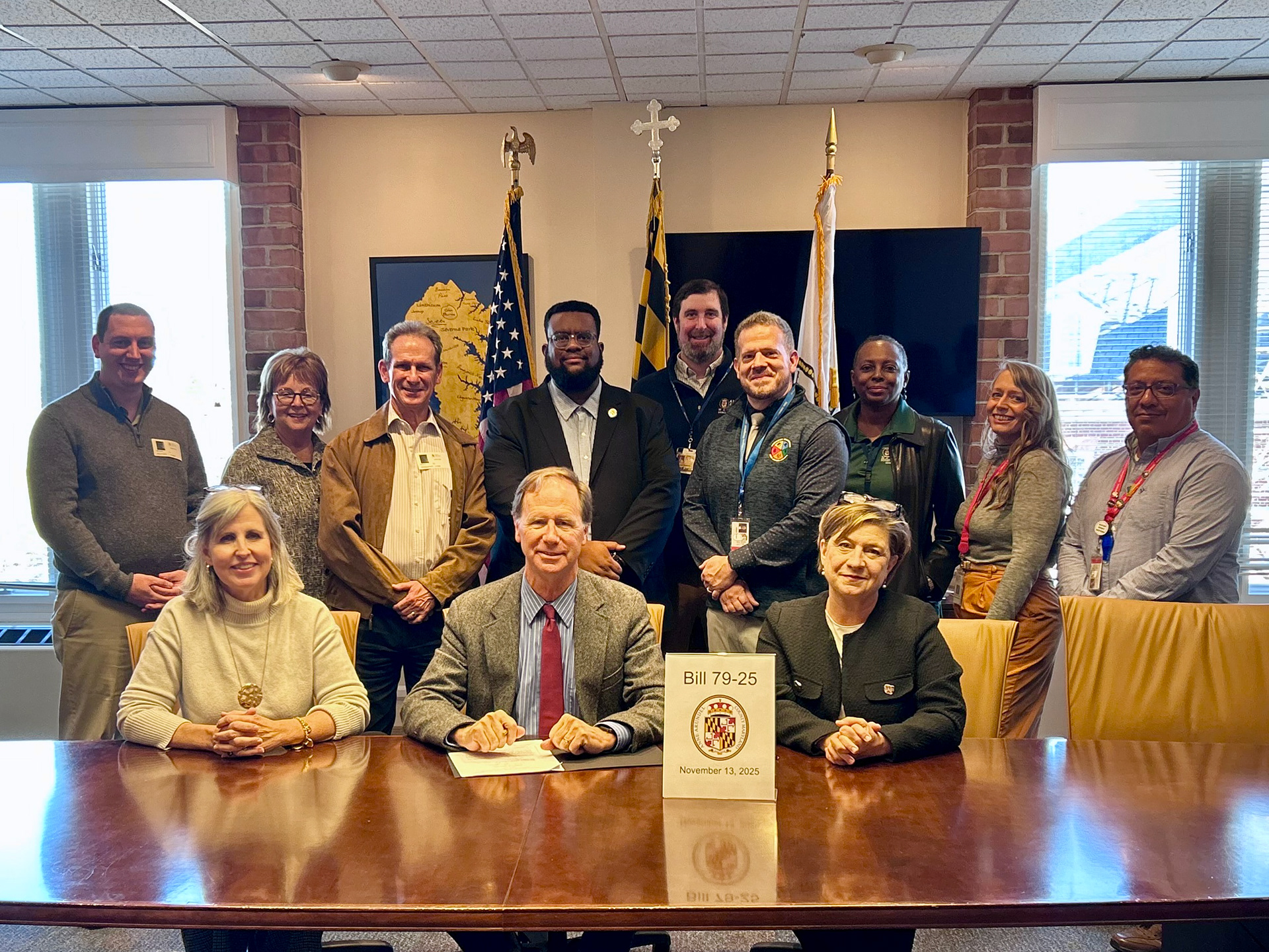 Photo from the 2025 Bill Signing