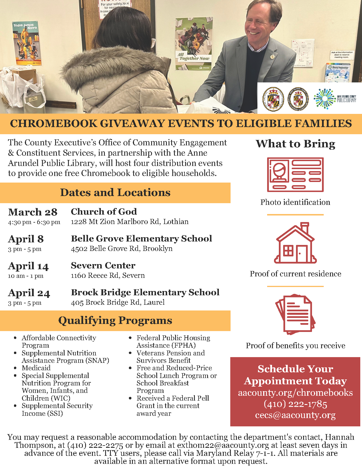 Chromebook Giveaway Flyer