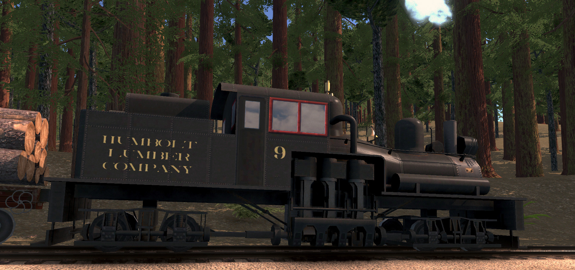 Shay steam locomotive