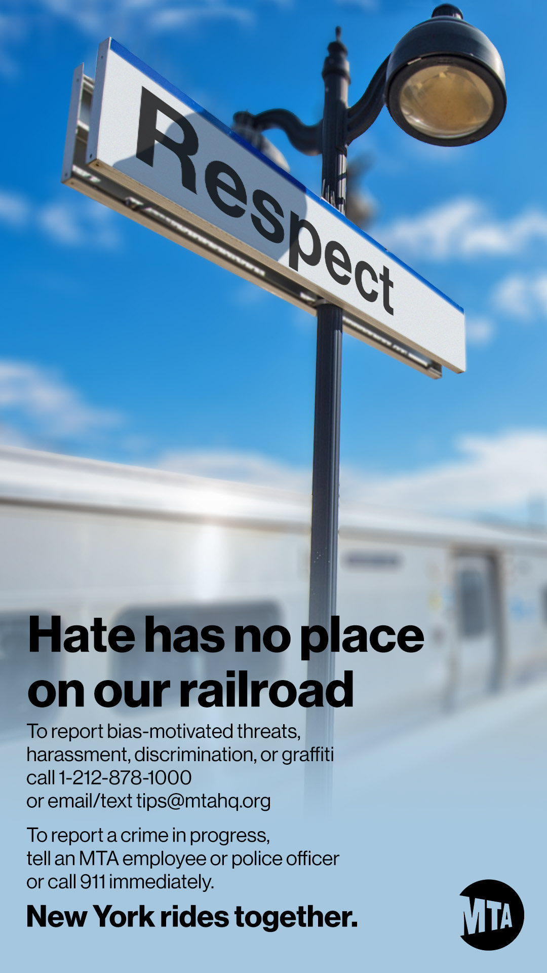 LIRR "Hate Has No Place"