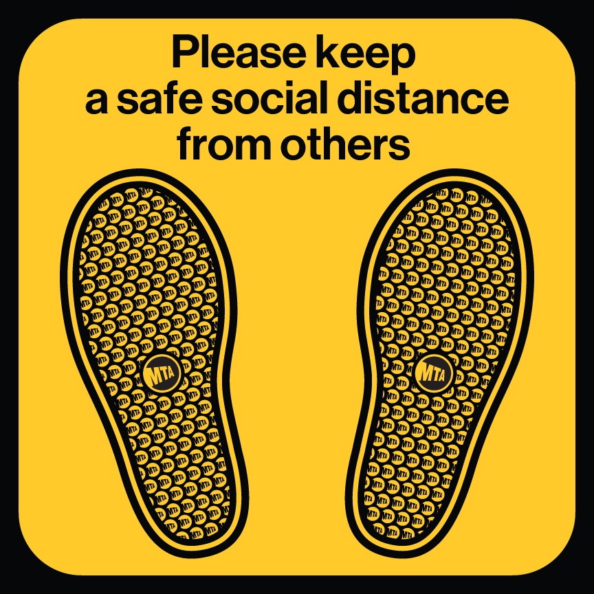 Standard Social Distancing Decal