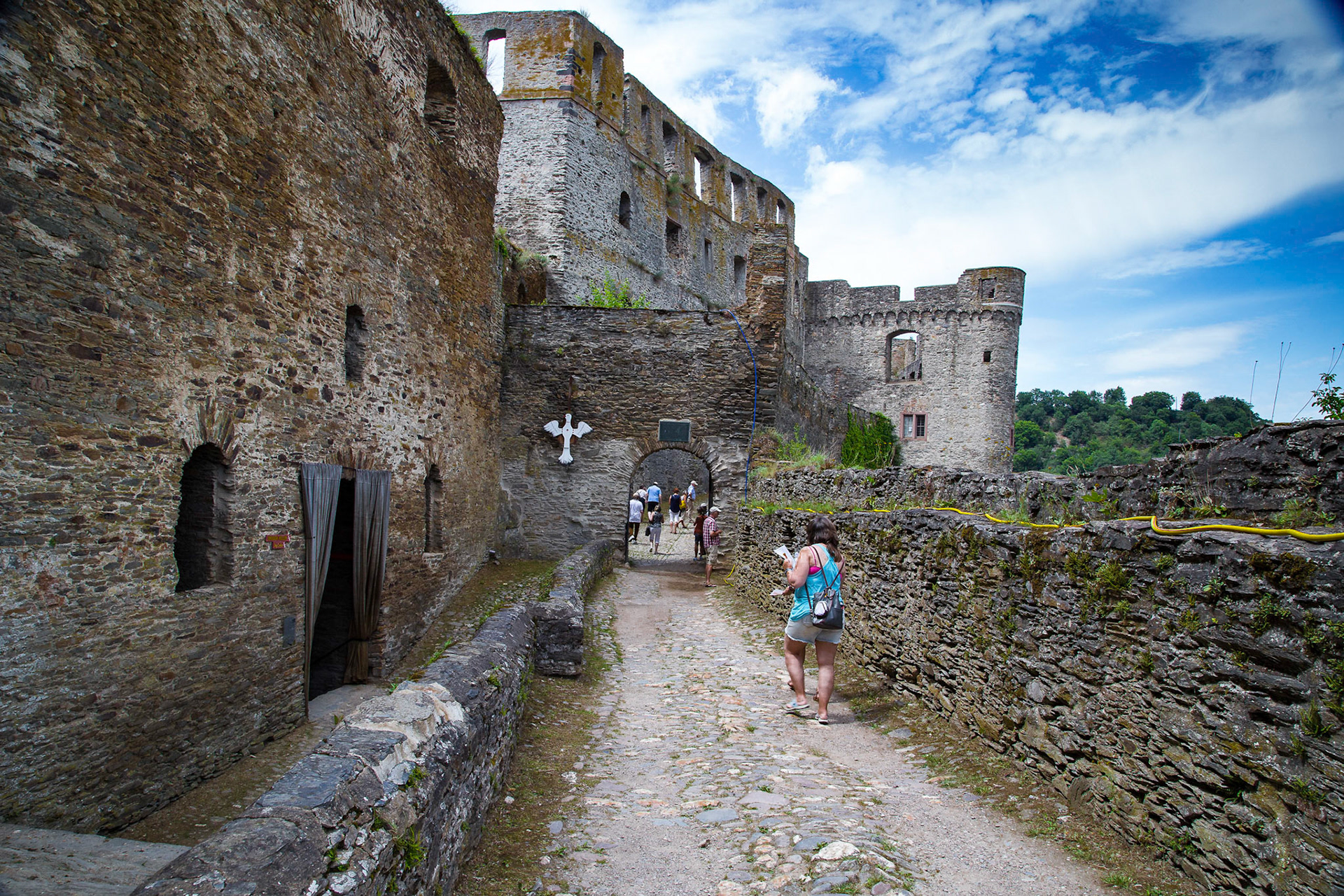 Destroyed in 1245 By the French.