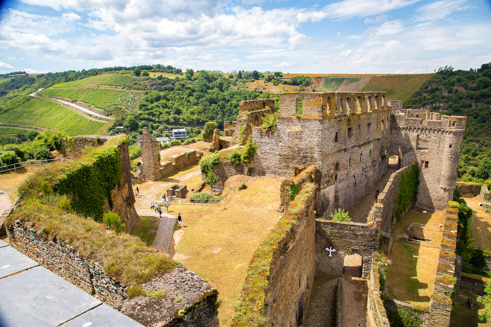 Destroyed in 1245 By the French.