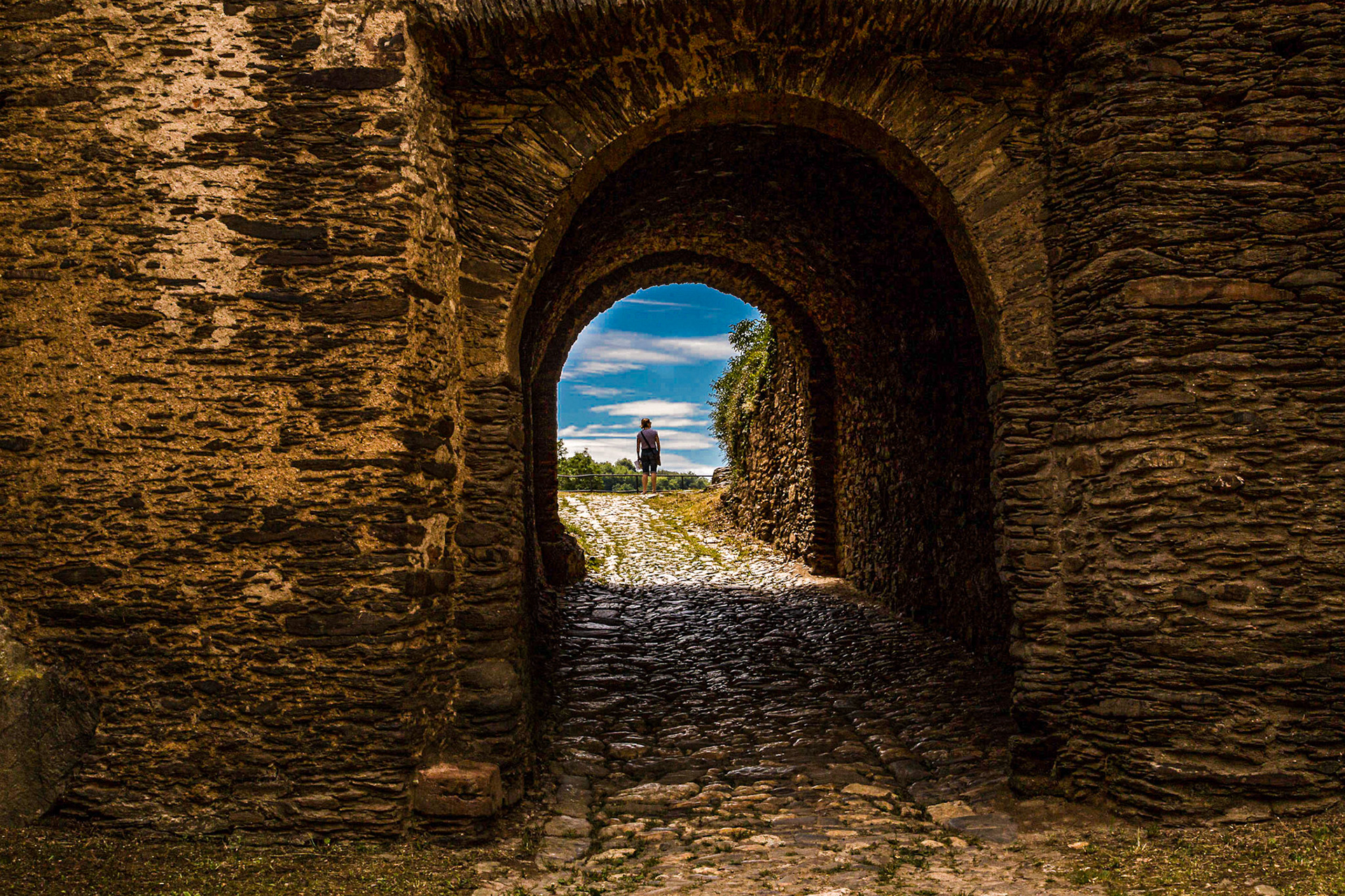 Destroyed in 1245 By the French.