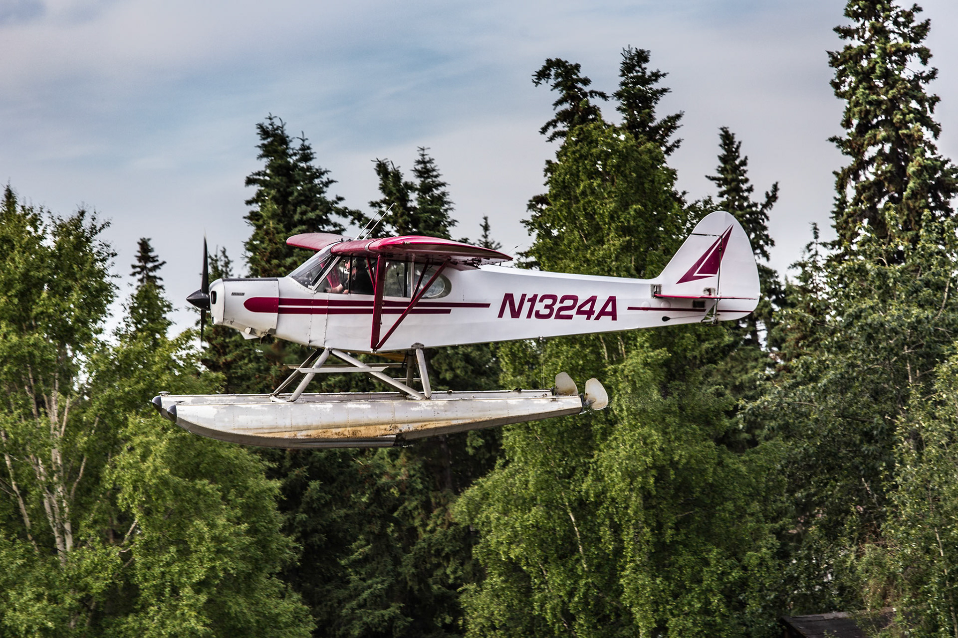 Bush pilot on Chena River - Fairbanks