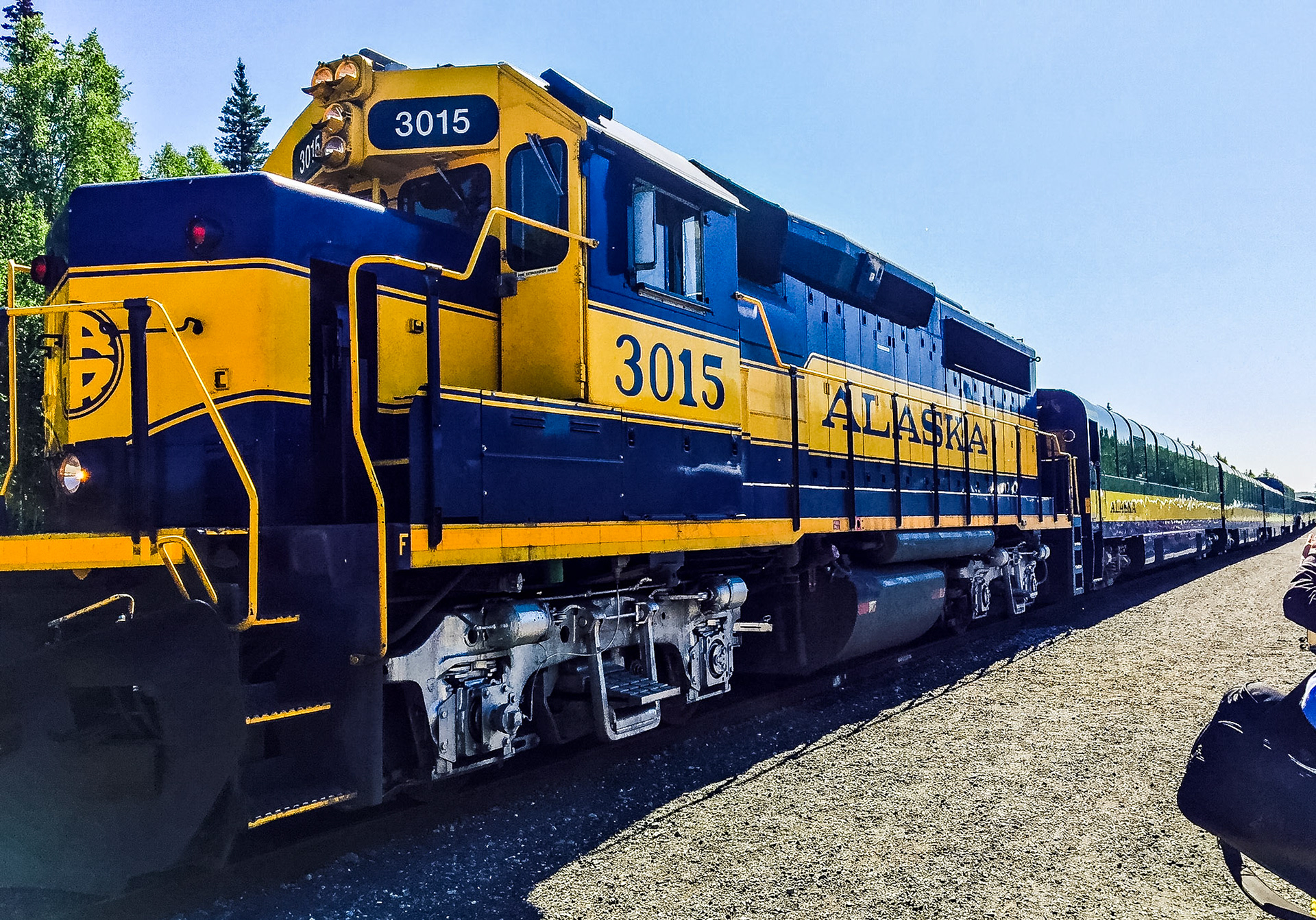 Train trip to Whittier dock