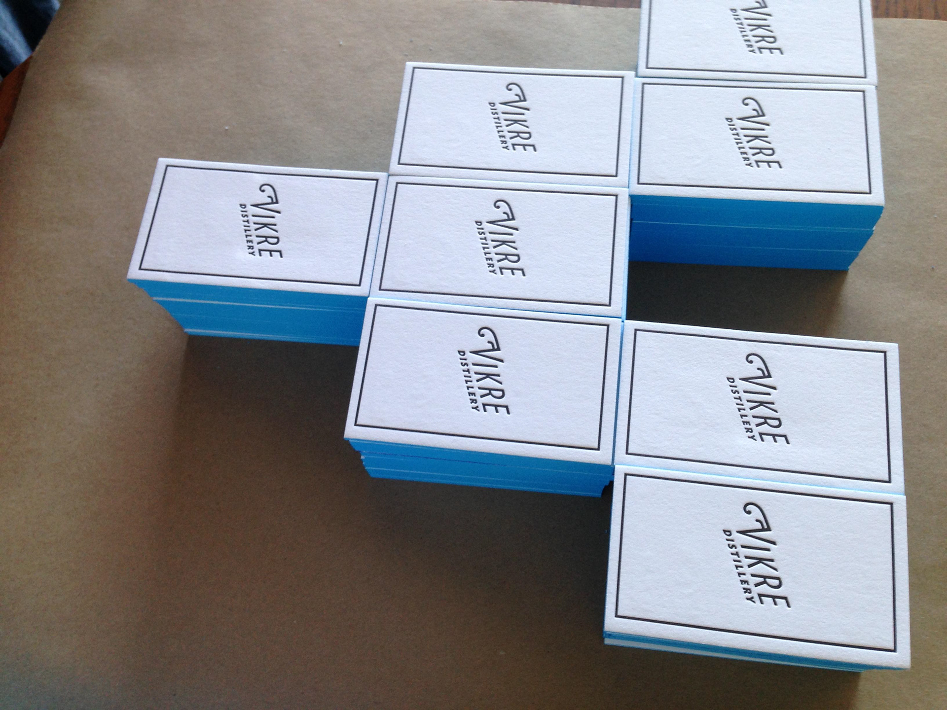 Vikre Business Card Production
