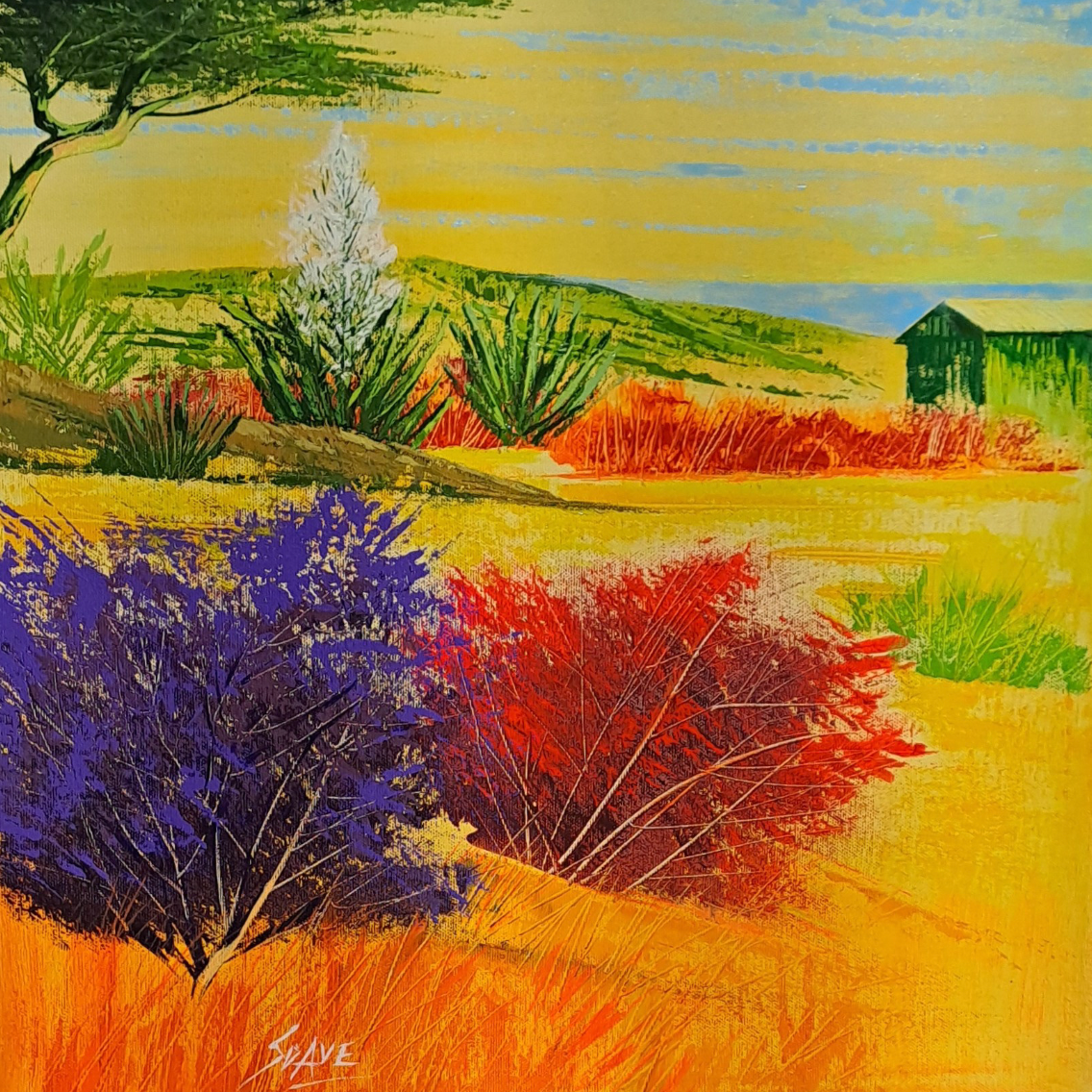 Soave - Versilia - olio su tela  50x50cm - Euro 750