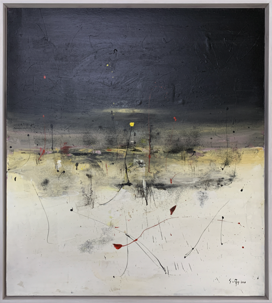 G.Rey - Pollution - acrilico smalti su tela - 80x90cm - Euro 1600