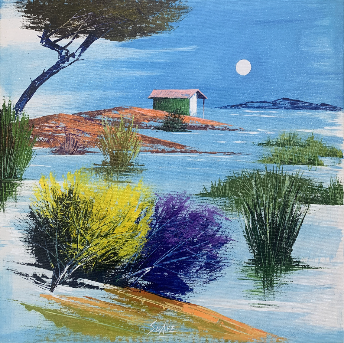 Soave - Versilia - olio su tela - 50x50cm - Euro 750
