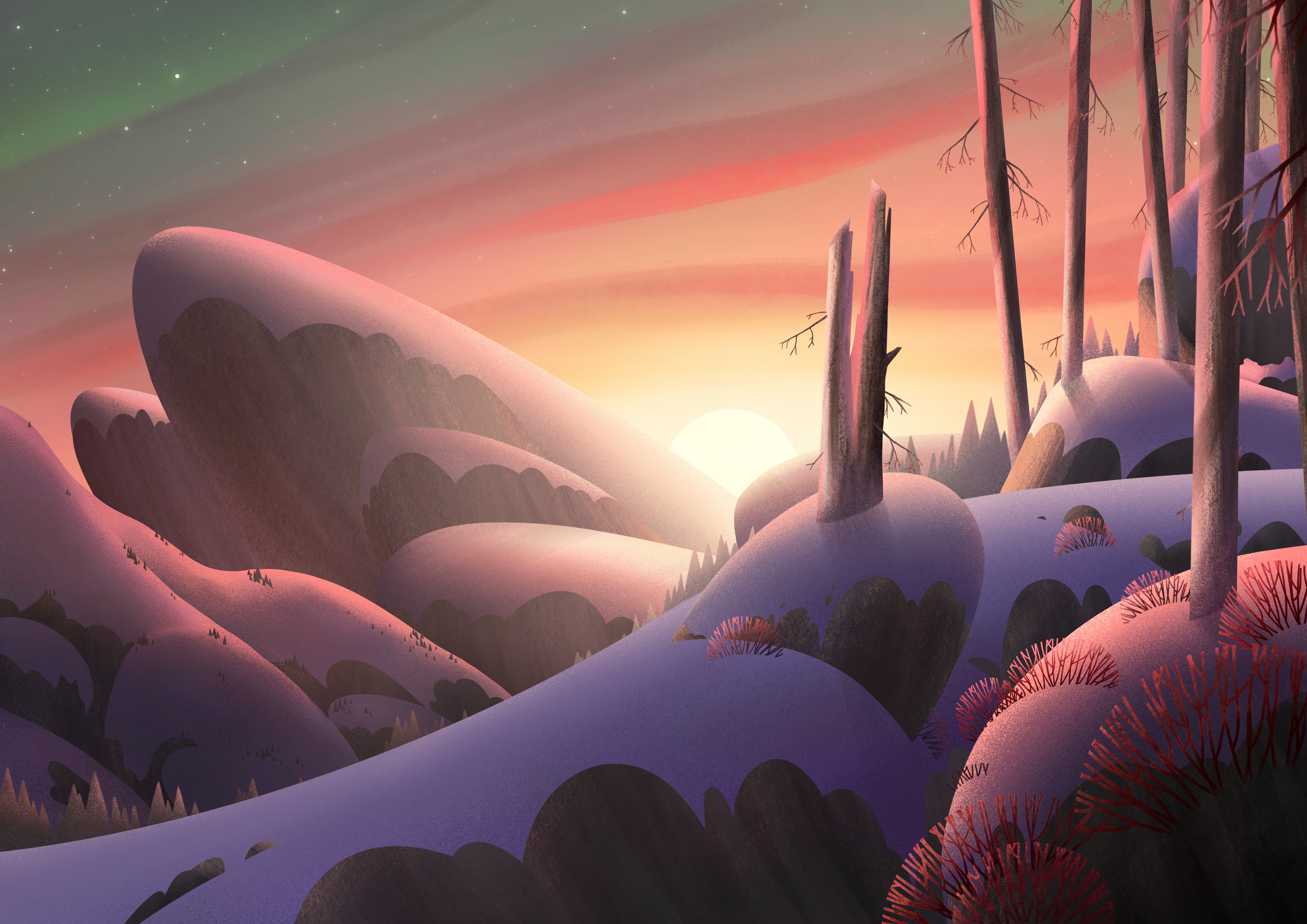 Landschaft/Klaus Studie