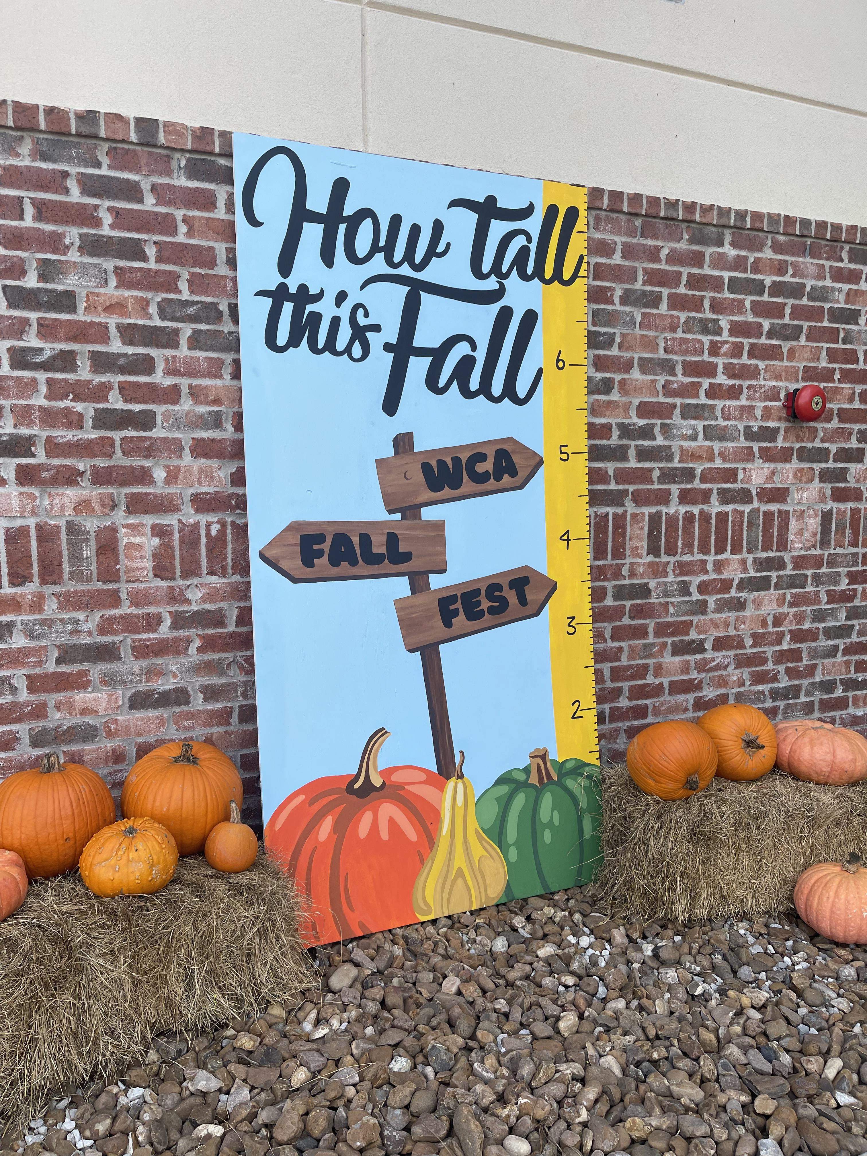 Hand Painted Fall Fest Sign