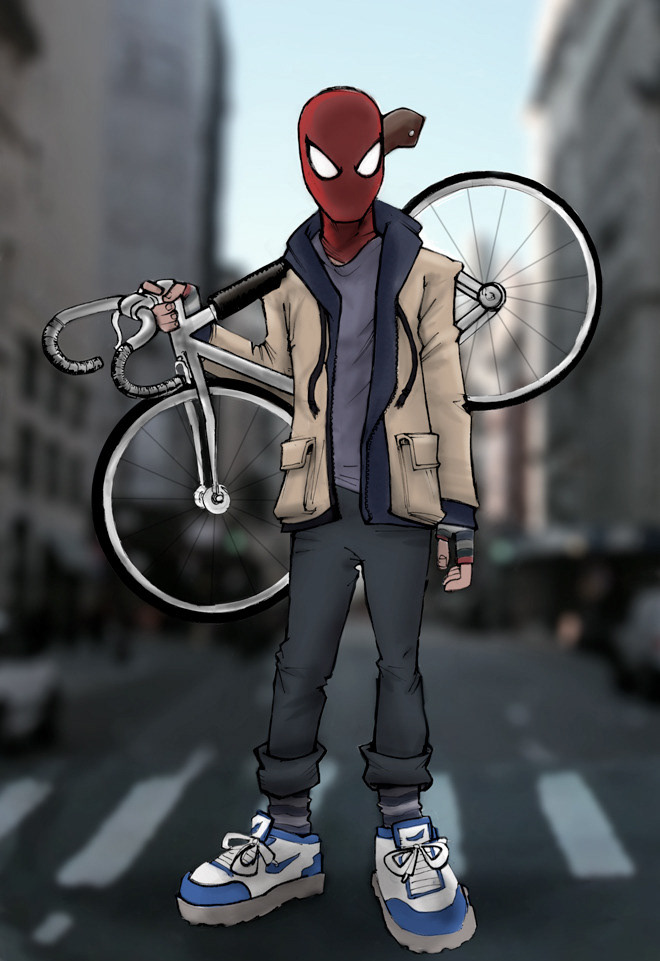 Hipster Spiderman