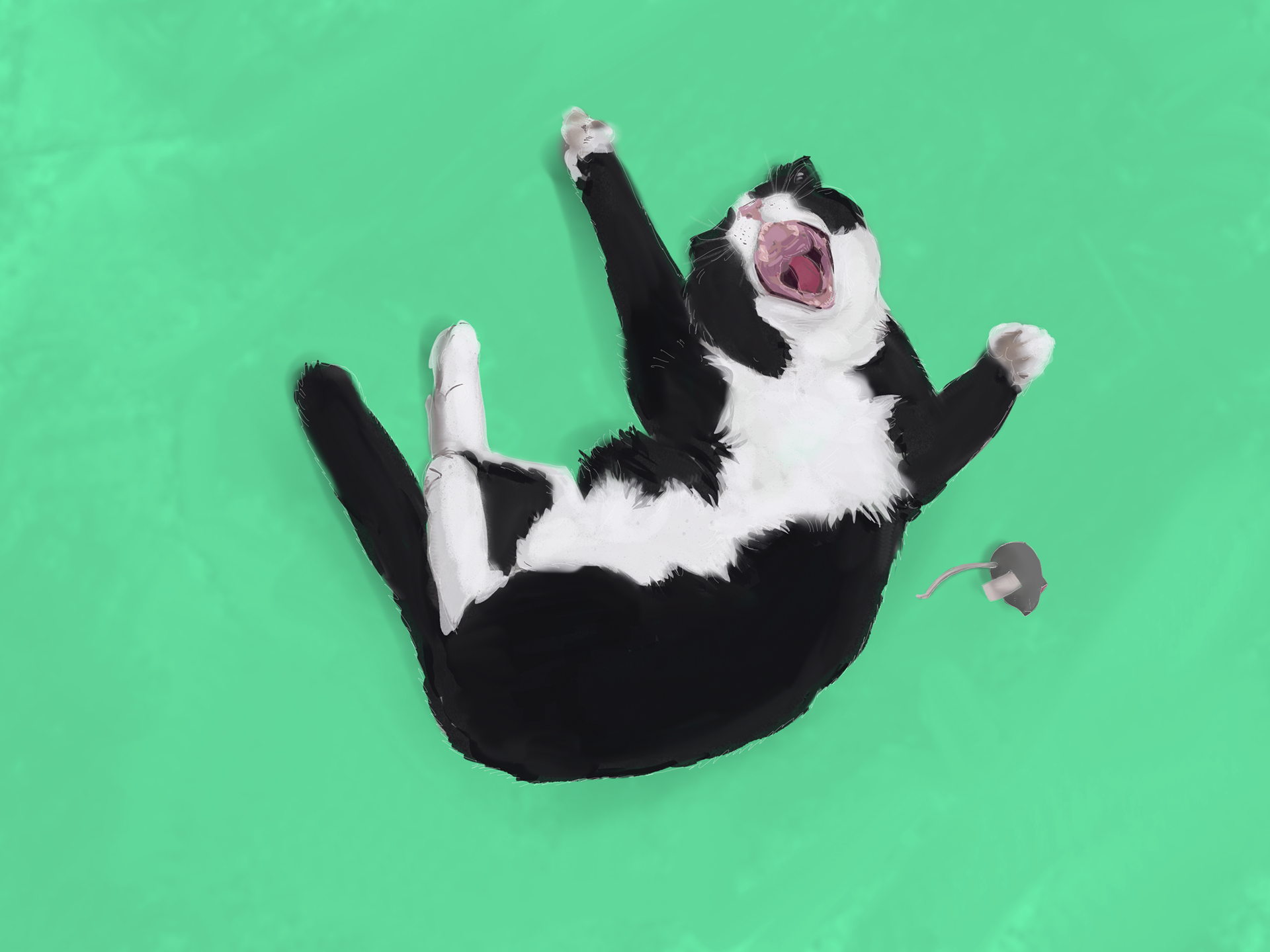 Big yawn