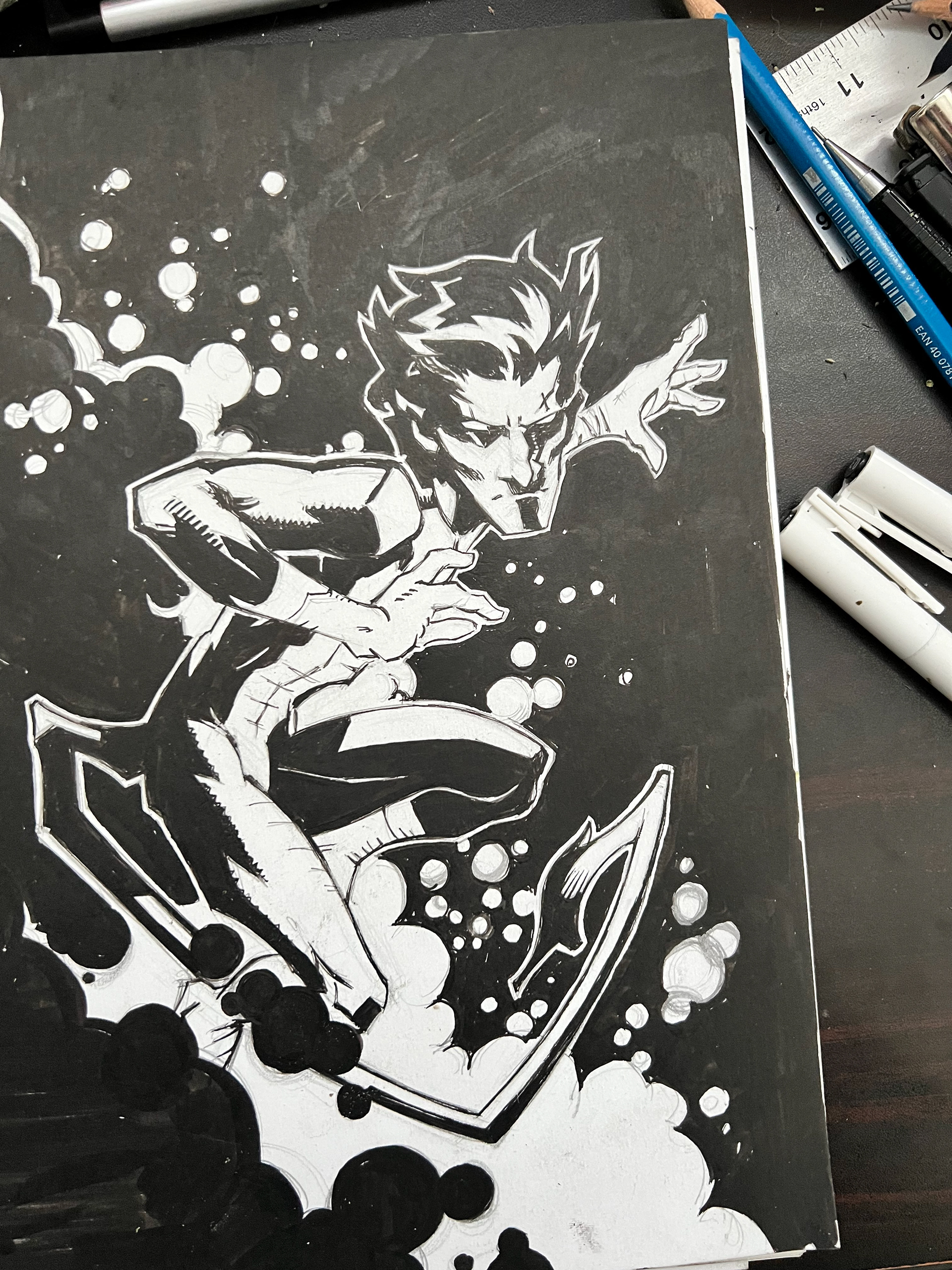 Nightcrawler (X-Men) - Pen and Ink