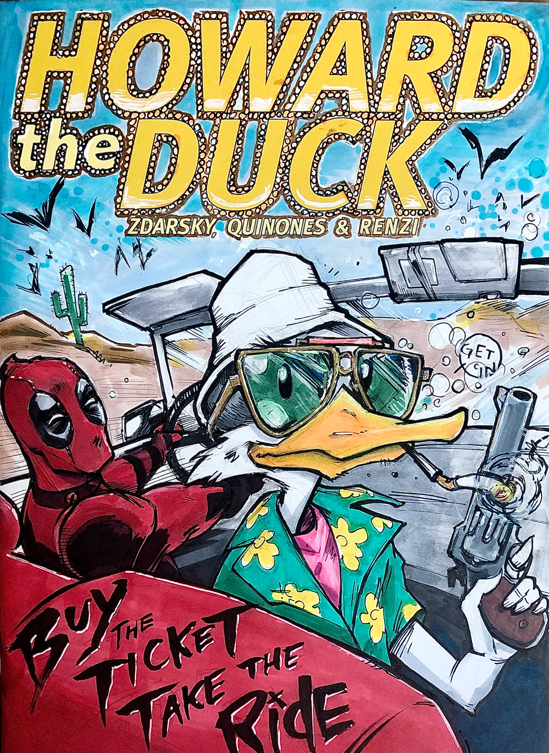 Spec Howard the Duck cover (Fear and Loathing)