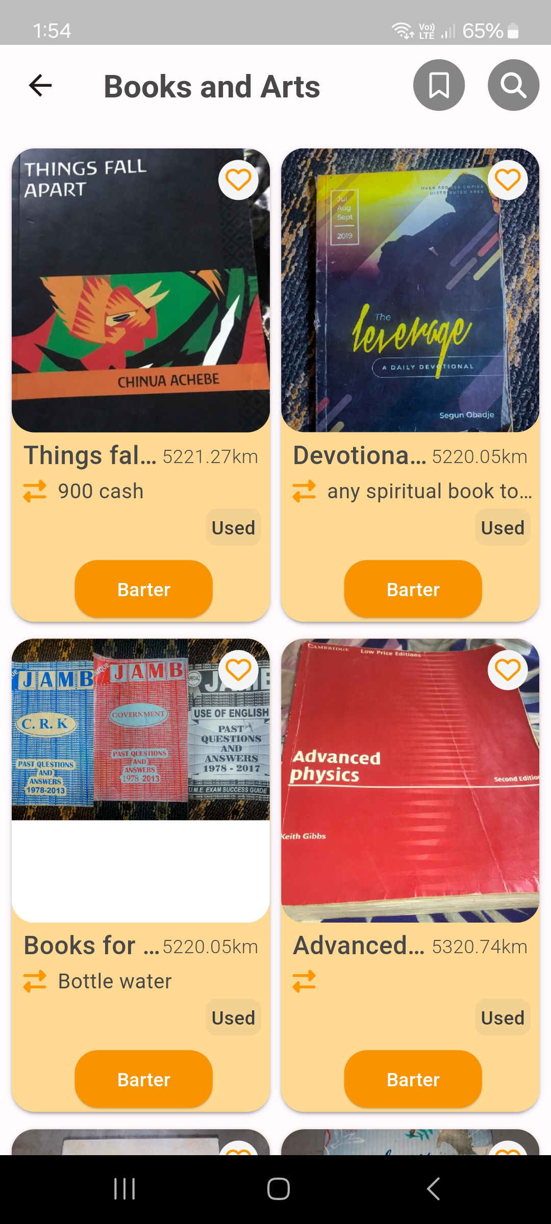 barterway app screenshot
