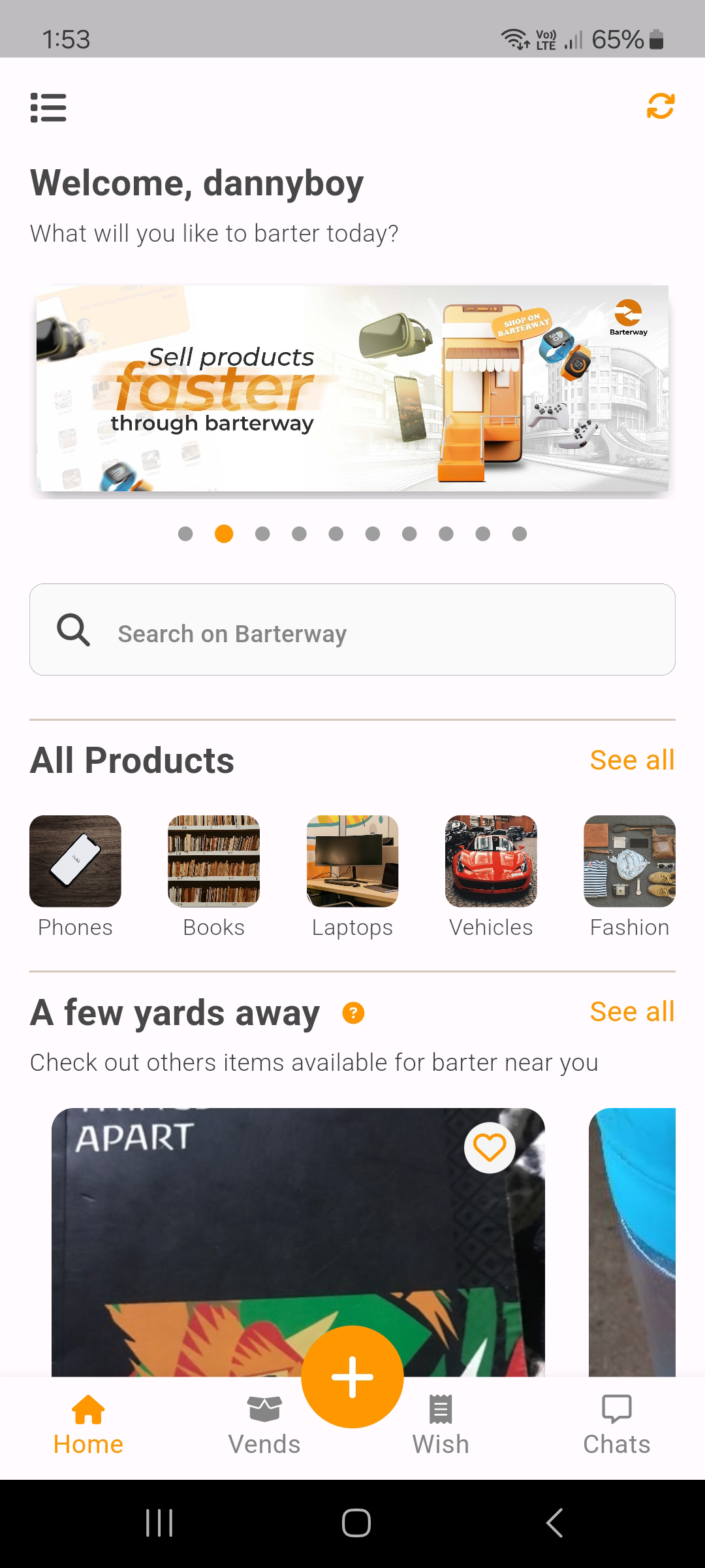 barterway app screenshot