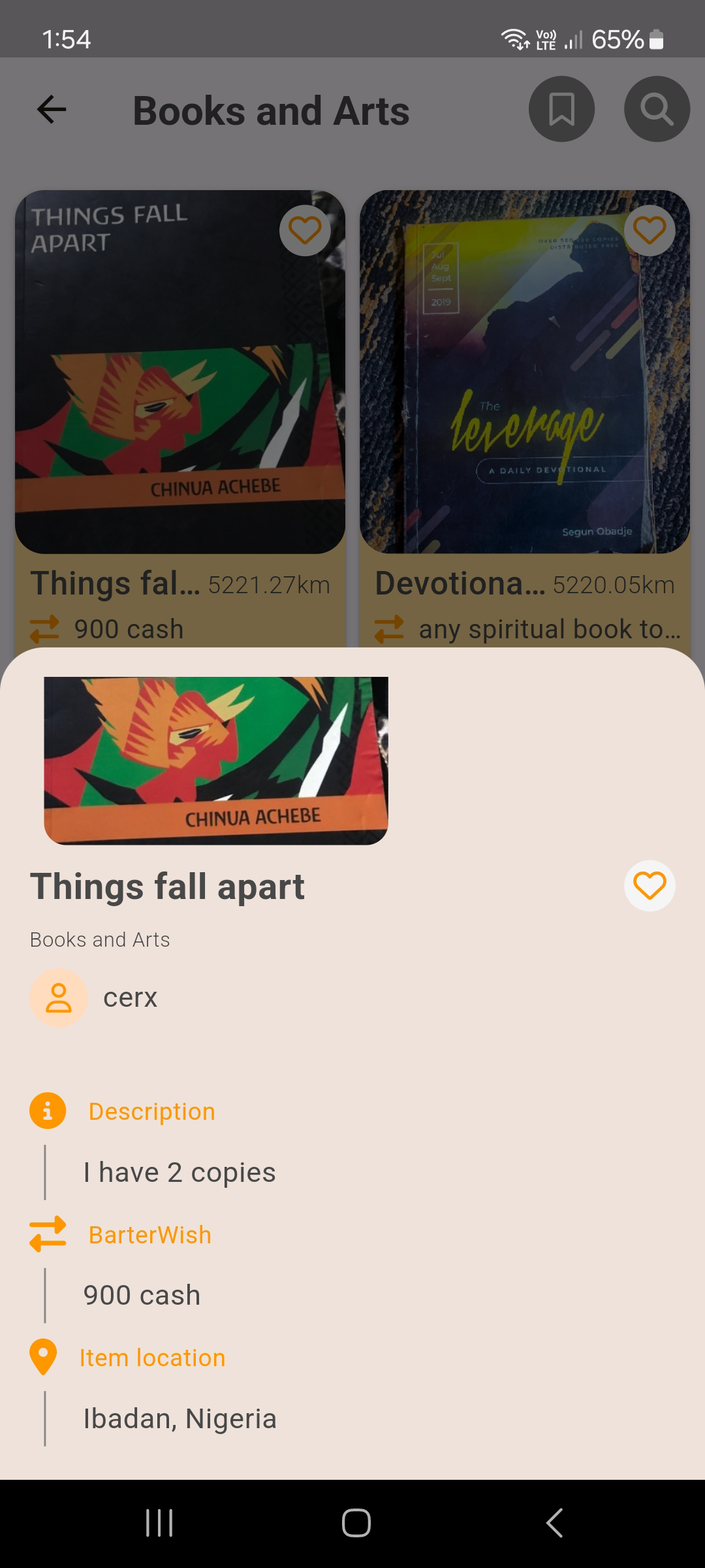 barterway app screenshot