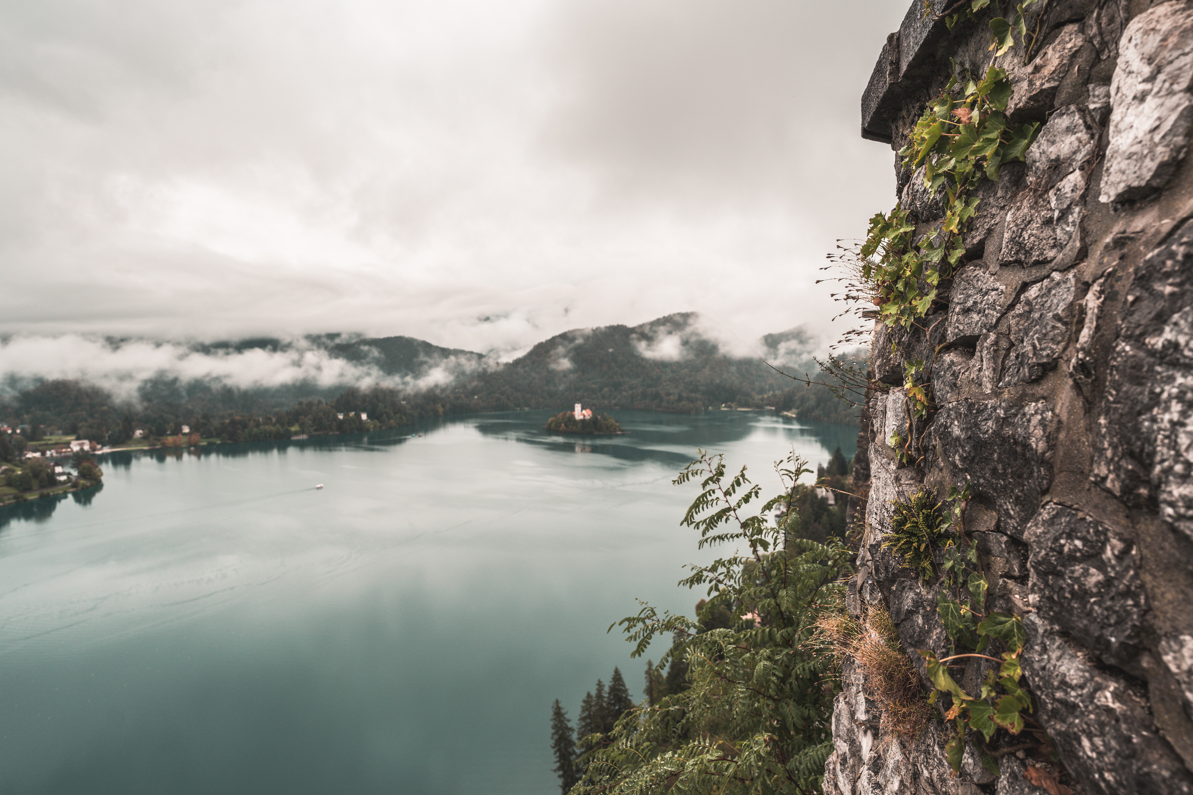 View from Bled Castle