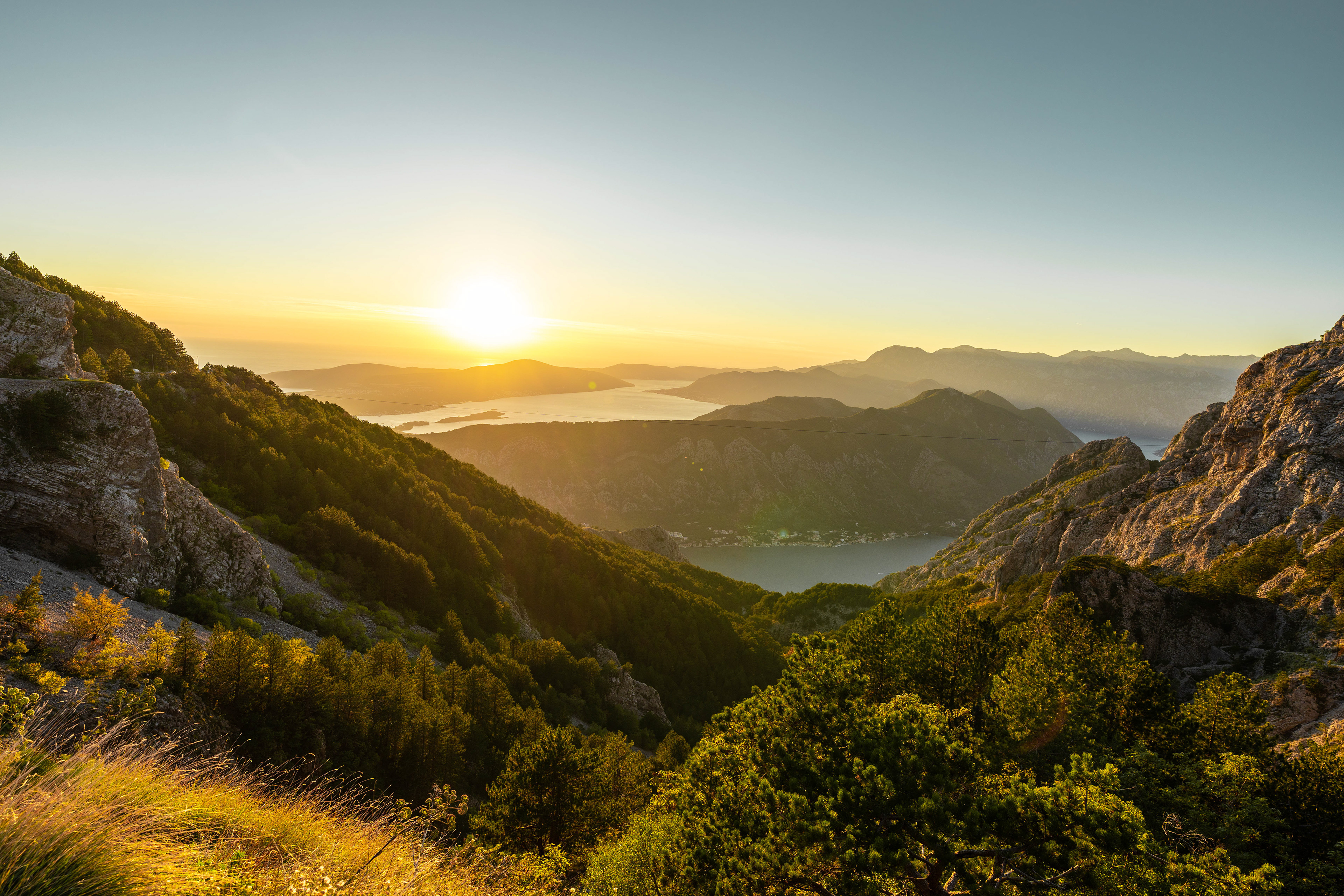 Bay of Kotor from the Kotor Serpentine