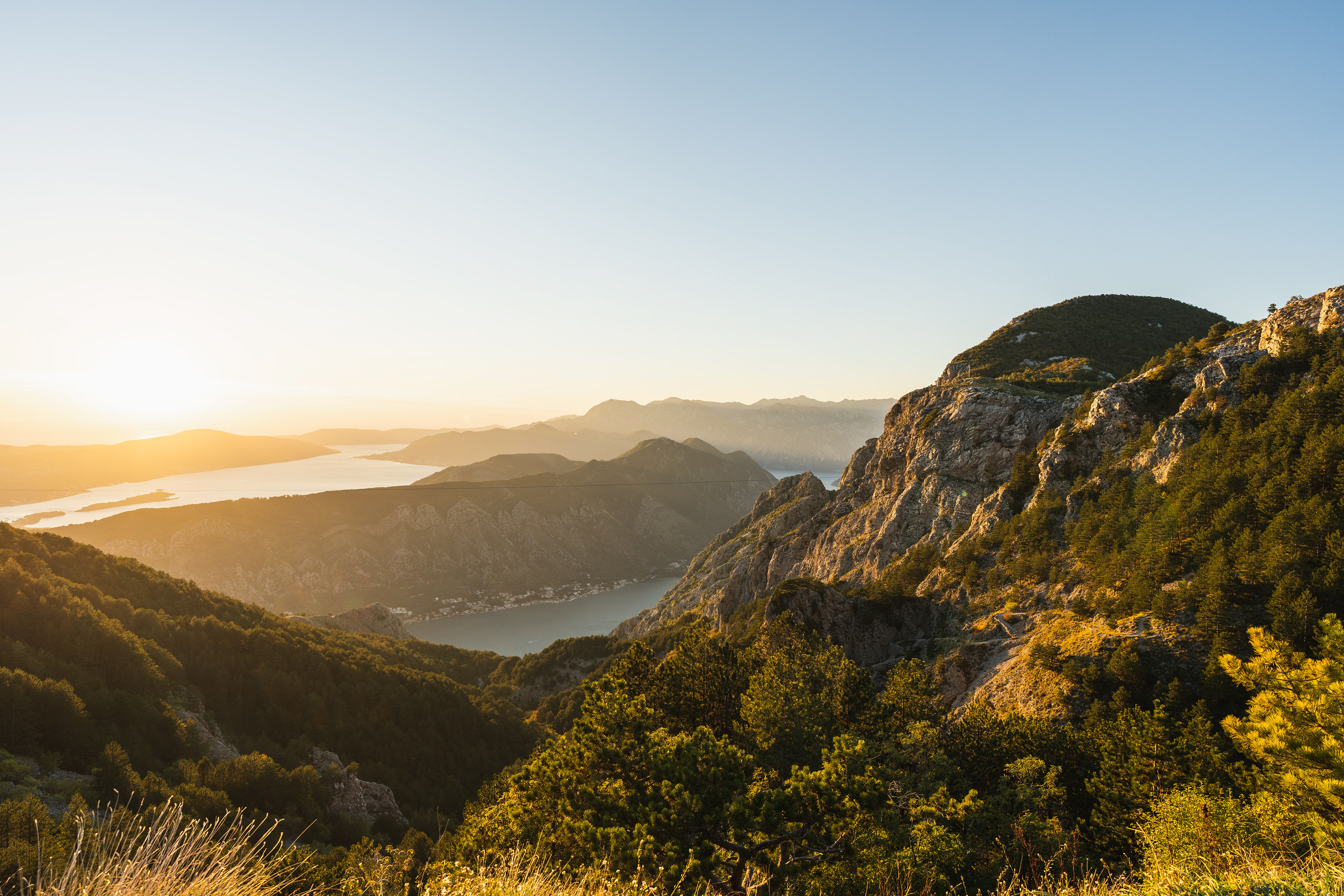 Bay of Kotor from the Kotor Serpentine