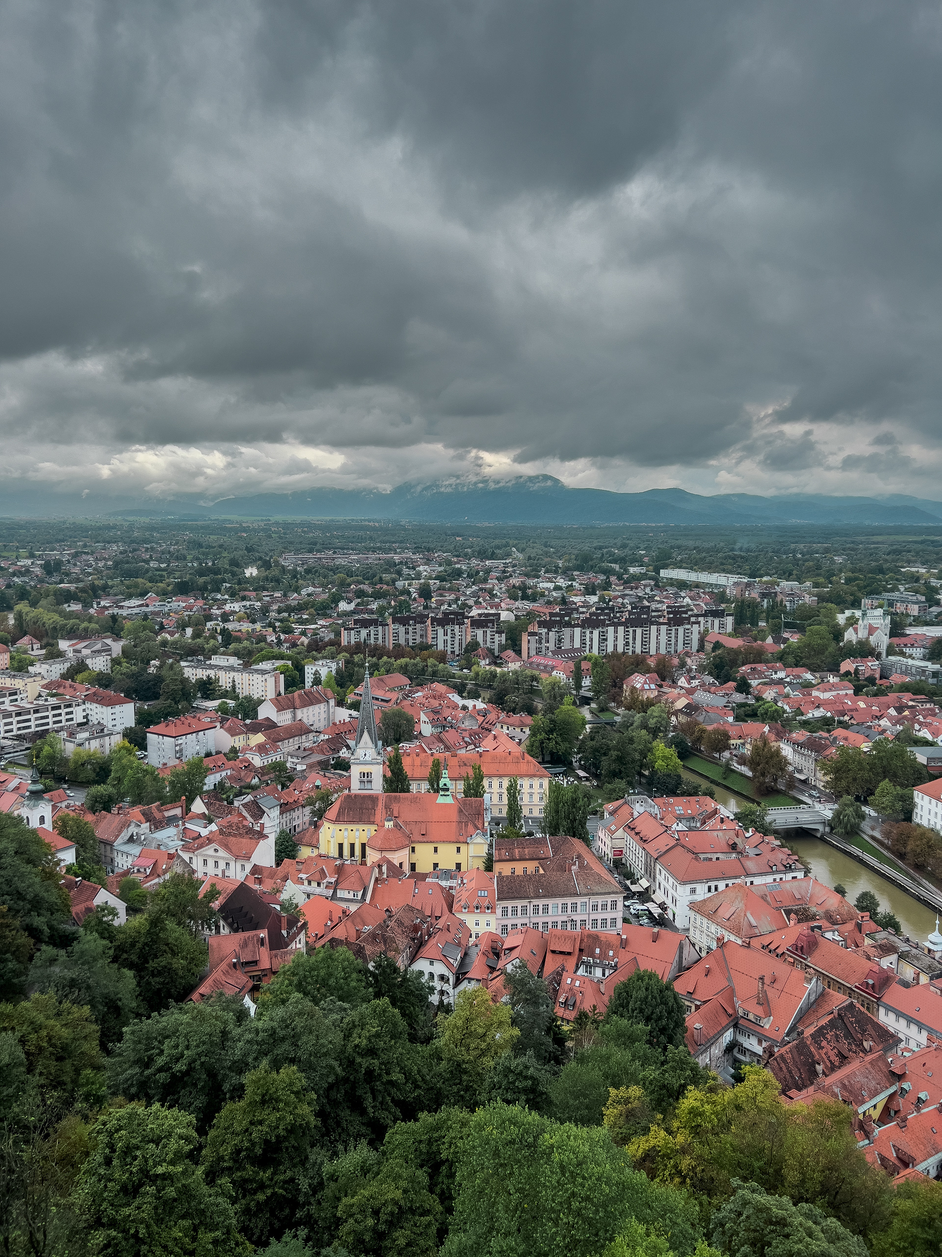 View from Ljubljana Castle