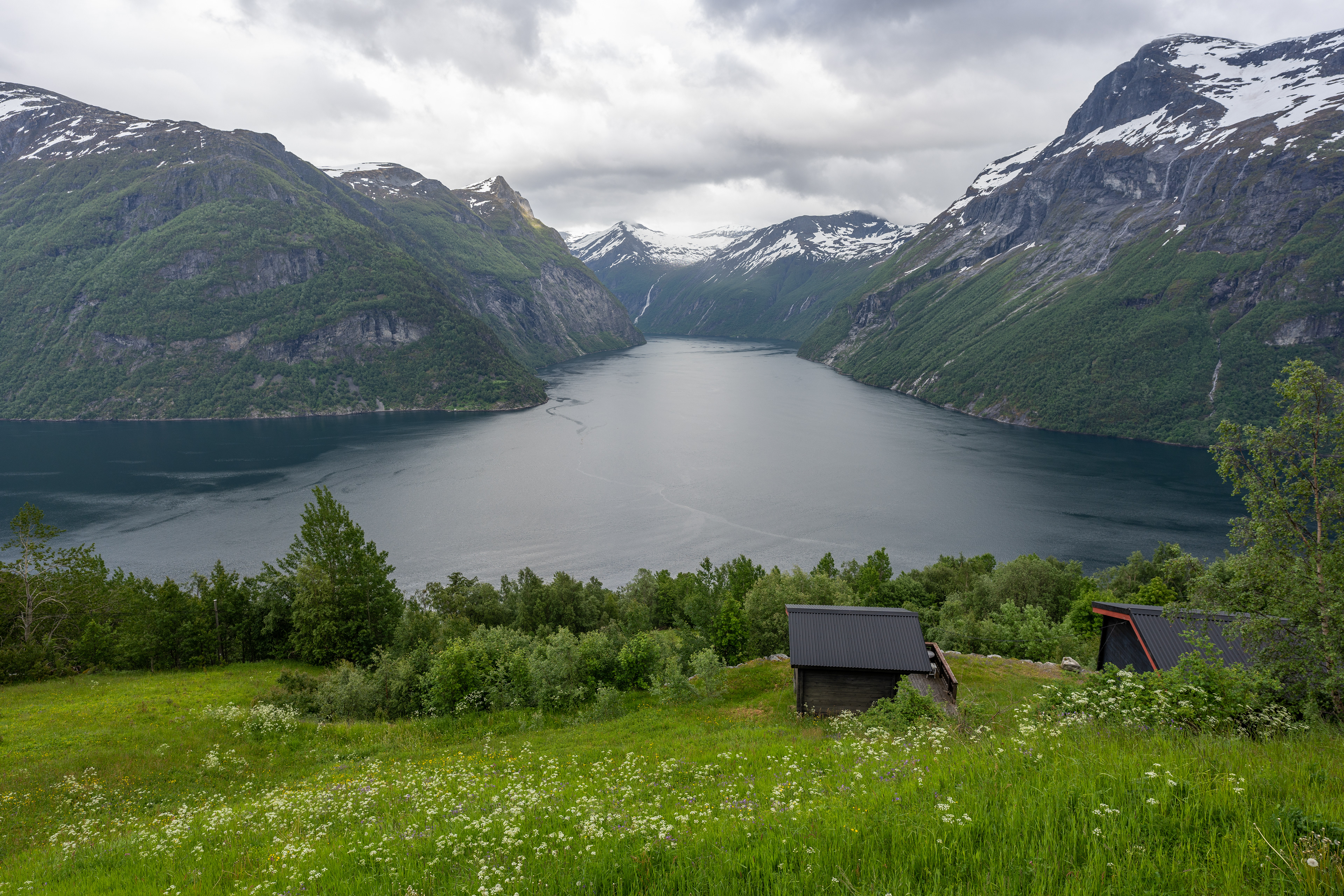 Geirangerfjord Viewpoint on Fv60 near Hellesylt