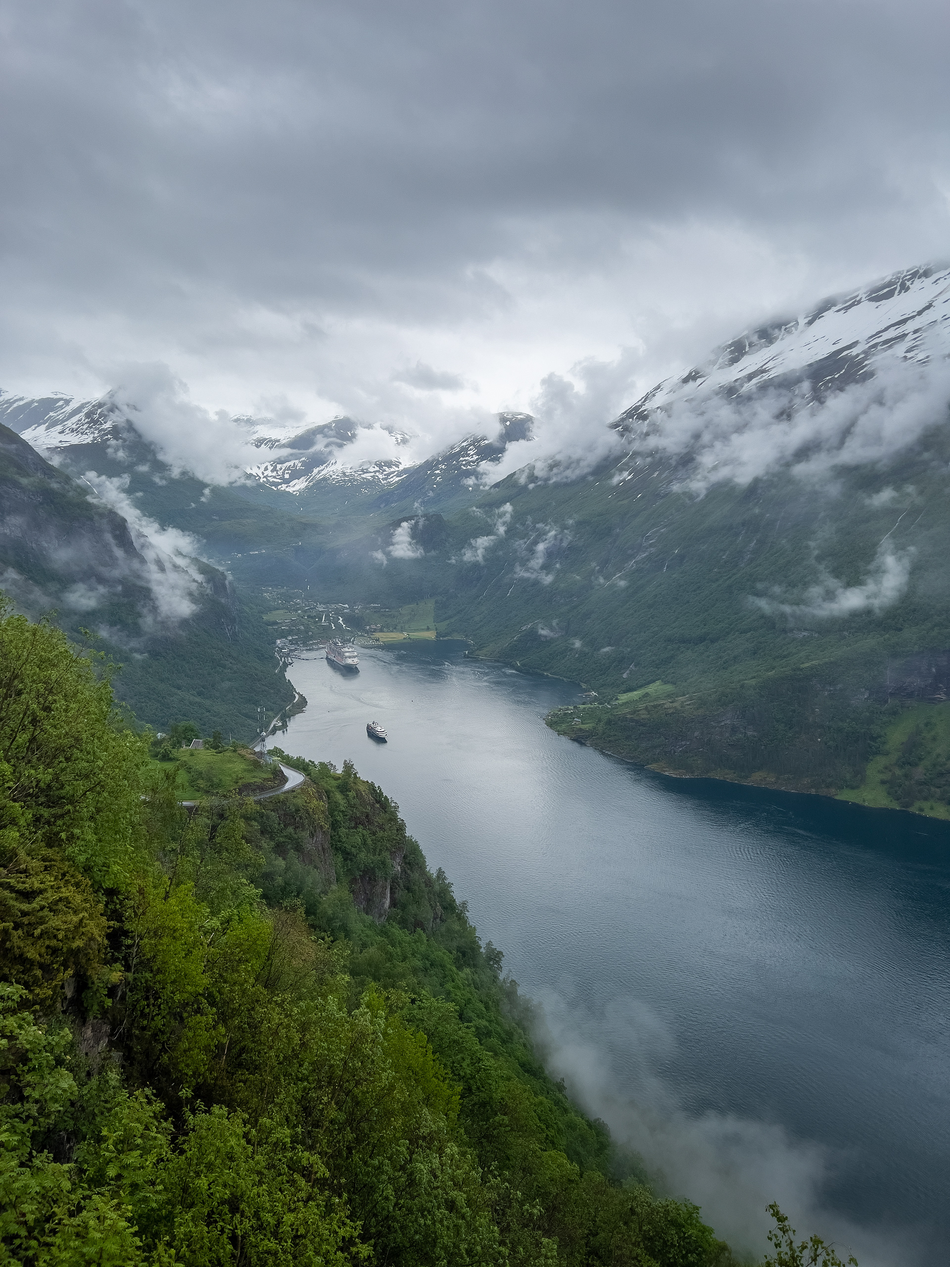 Geirangerfjord from Ørnesvingen Viewpoint