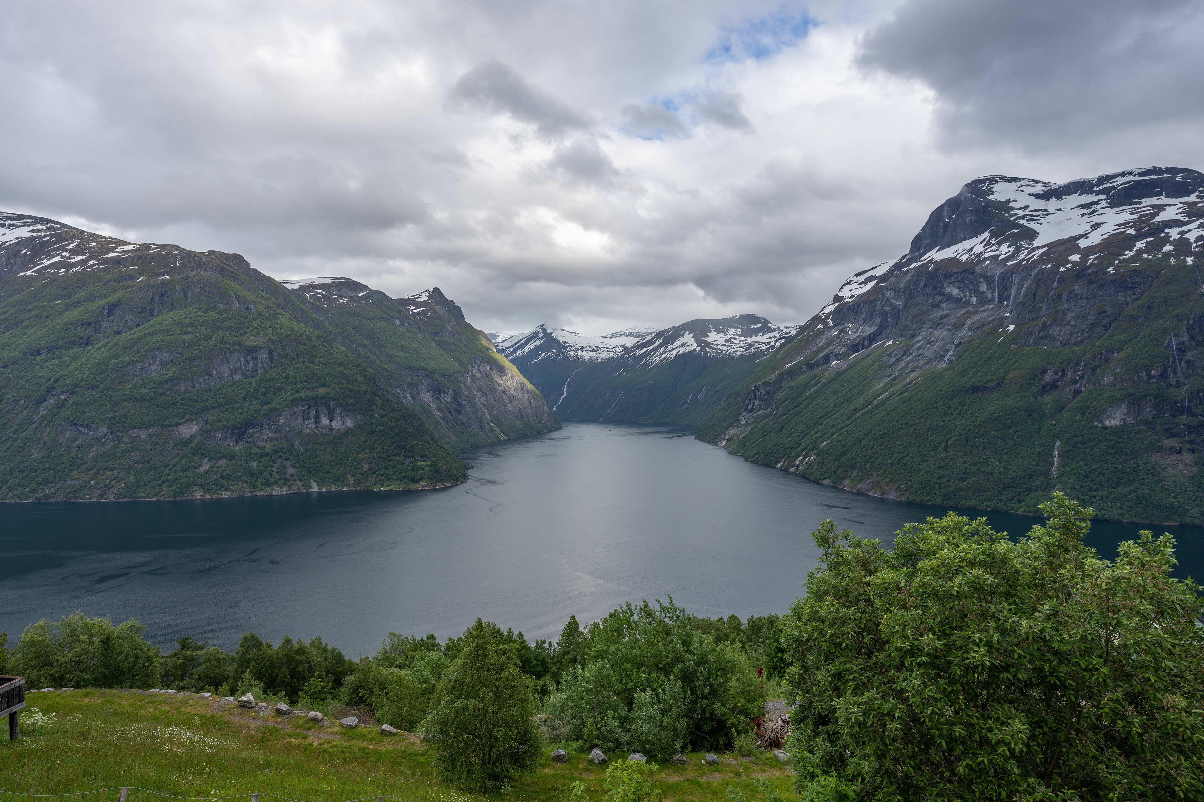 Geirangerfjord Viewpoint on Fv60 near Hellesylt
