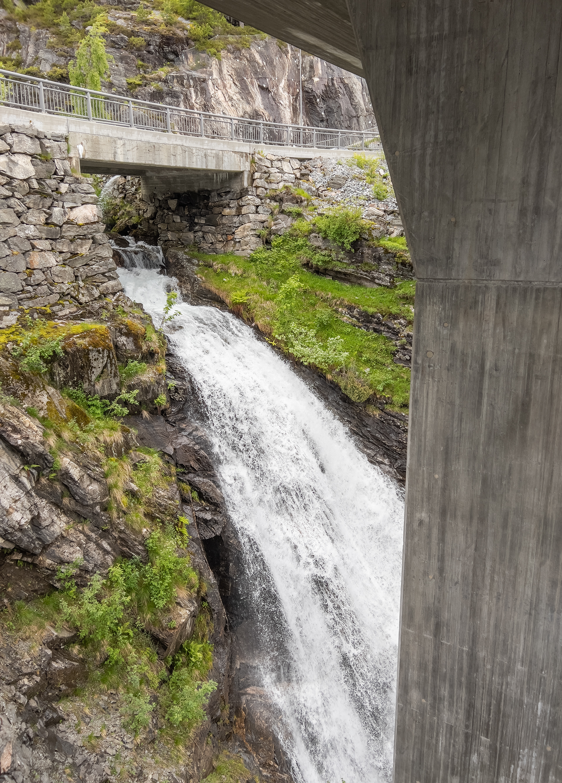 Waterfall near Geirangerfjord Viewpoint